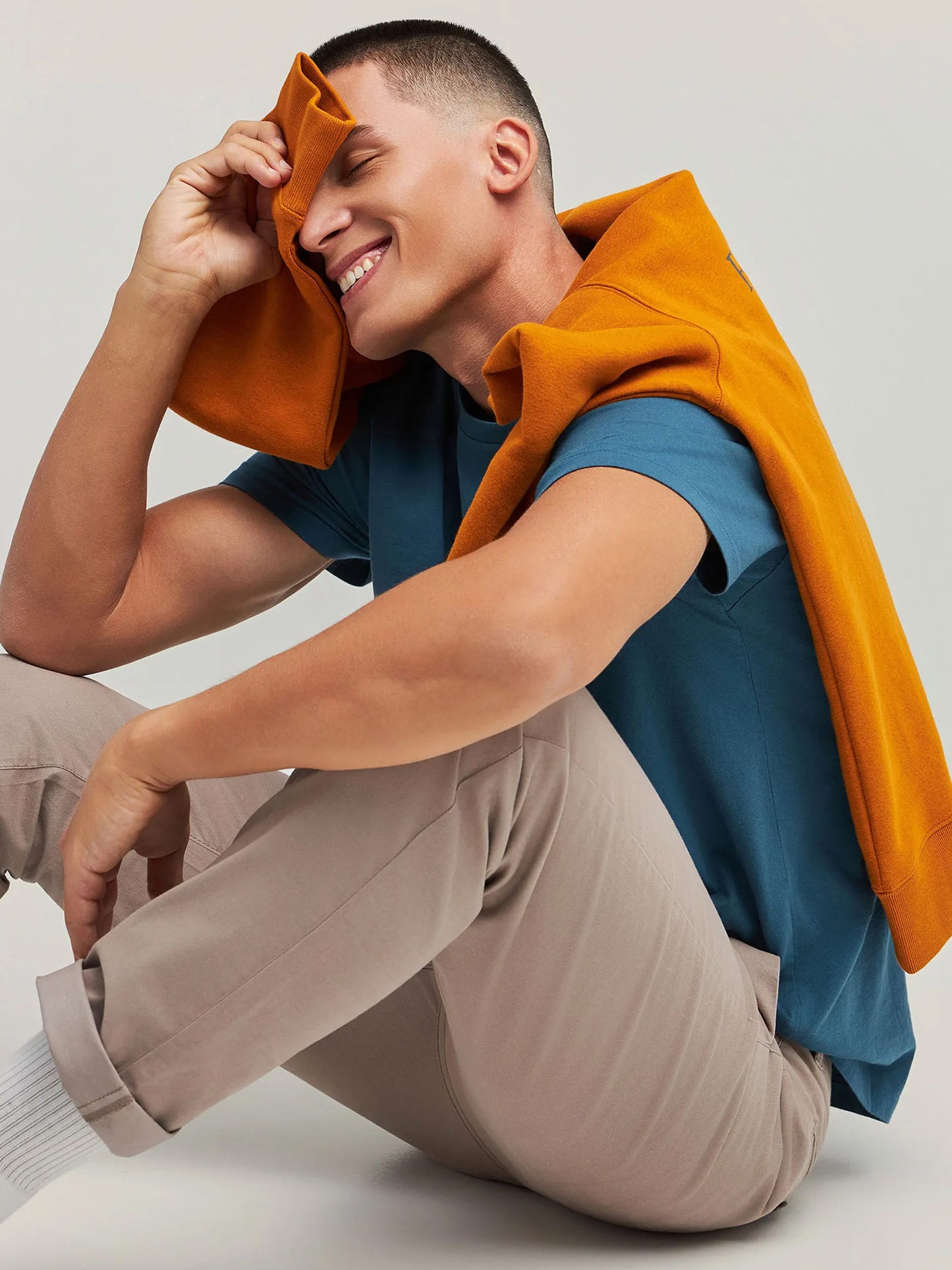 Ανδρικό παντελόνι chinos FBM012-001-02 | FBM012-001-02