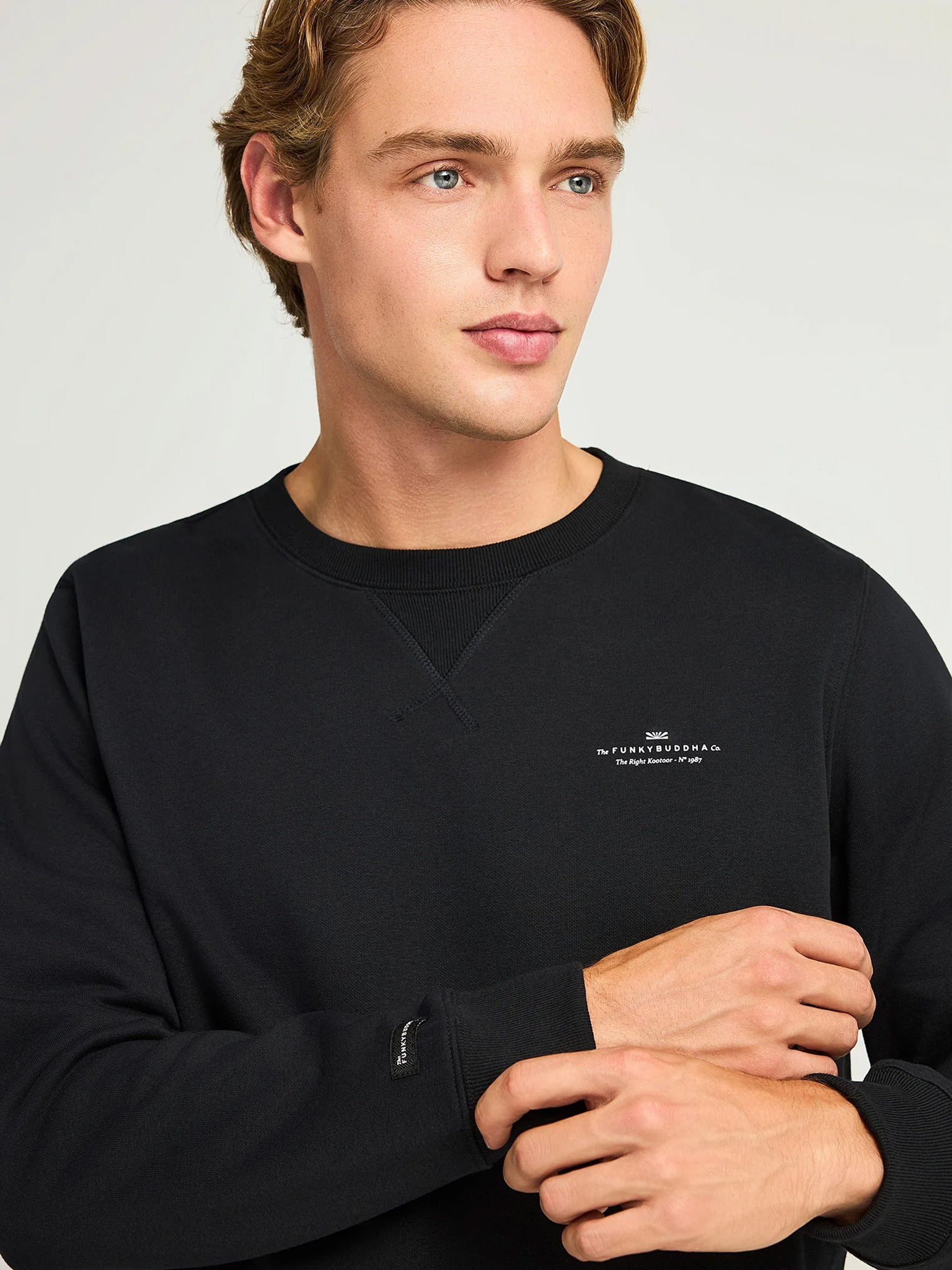 Ανδρική μπλούζα φούτερ FBM012-003-06 | FBM012-003-06