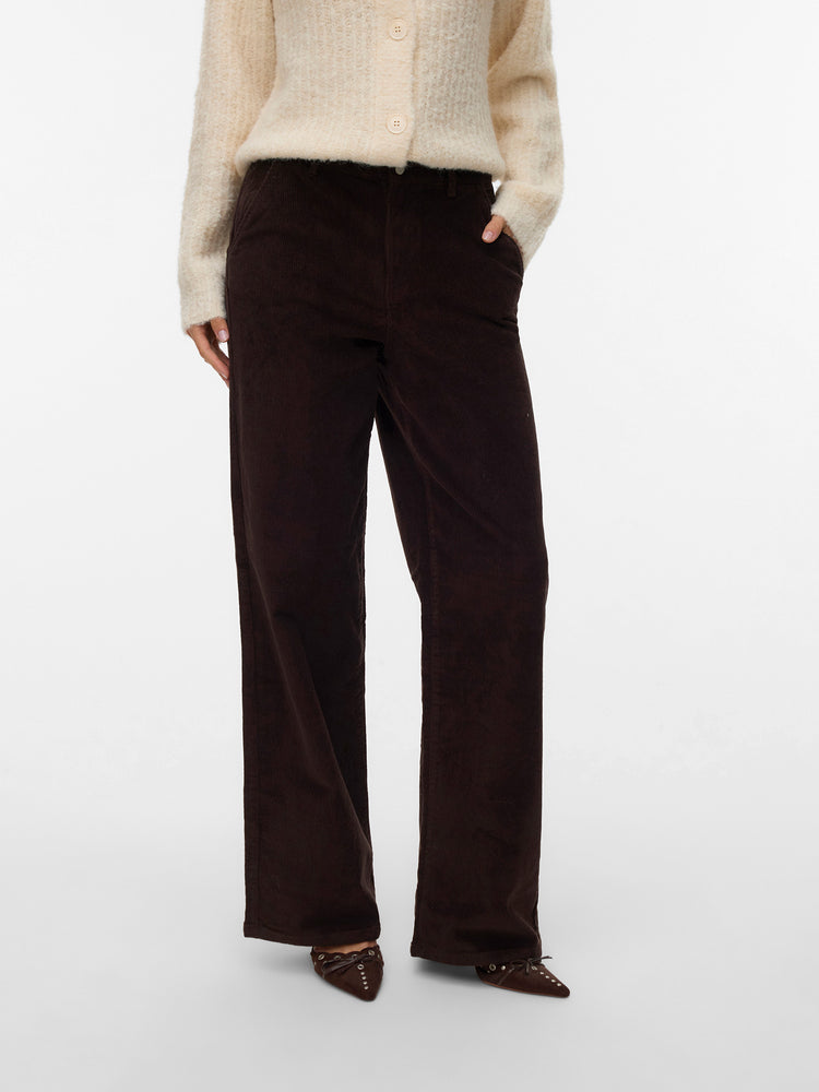 Γυναικείο παντελόνι κοτλέ VMMARGOT HR WIDE CORDUROY PANTS 10333956 | 10333956