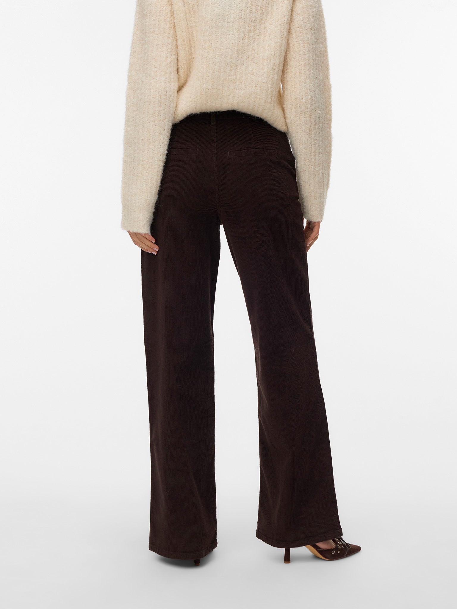 Γυναικείο παντελόνι κοτλέ VMMARGOT HR WIDE CORDUROY PANTS 10333956 | 10333956