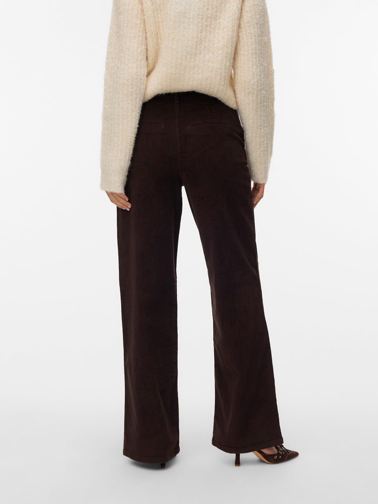 Γυναικείο παντελόνι κοτλέ VMMARGOT HR WIDE CORDUROY PANTS 10333956 | 10333956