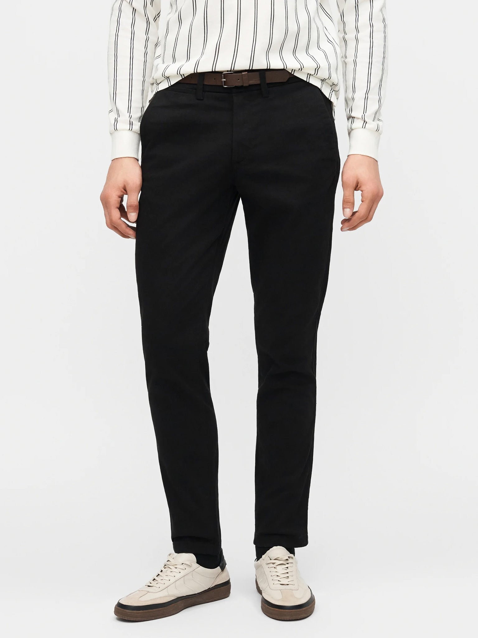 Ανδρικό παντελόνι JPSTMARCO ADAM BELTED CHINO 12288598 | 12288598