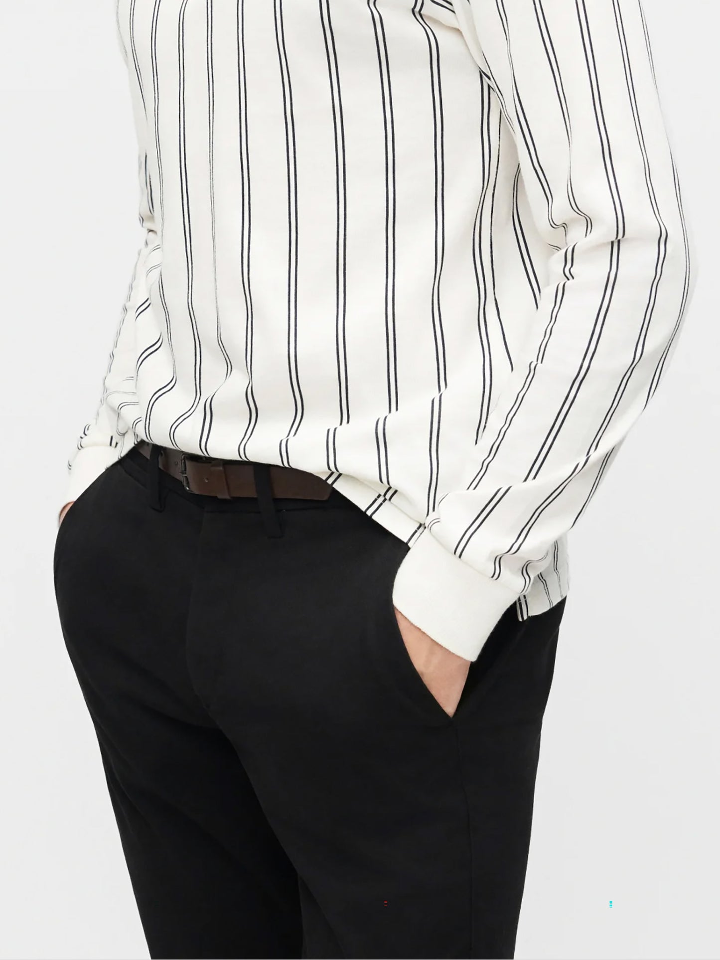 Ανδρικό παντελόνι JPSTMARCO ADAM BELTED CHINO 12288598 | 12288598