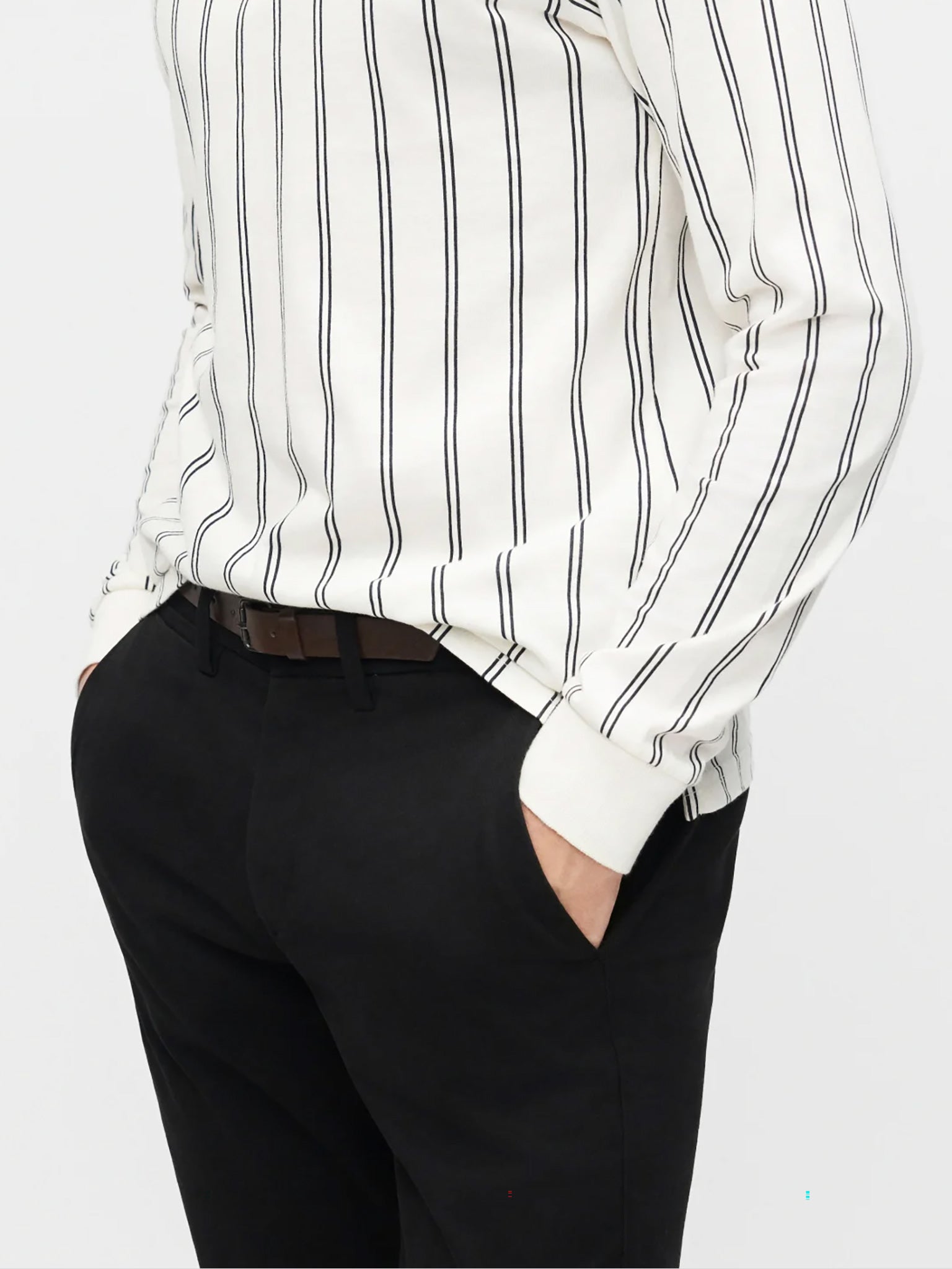 Ανδρικό παντελόνι JPSTMARCO ADAM BELTED CHINO 12288598 | 12288598
