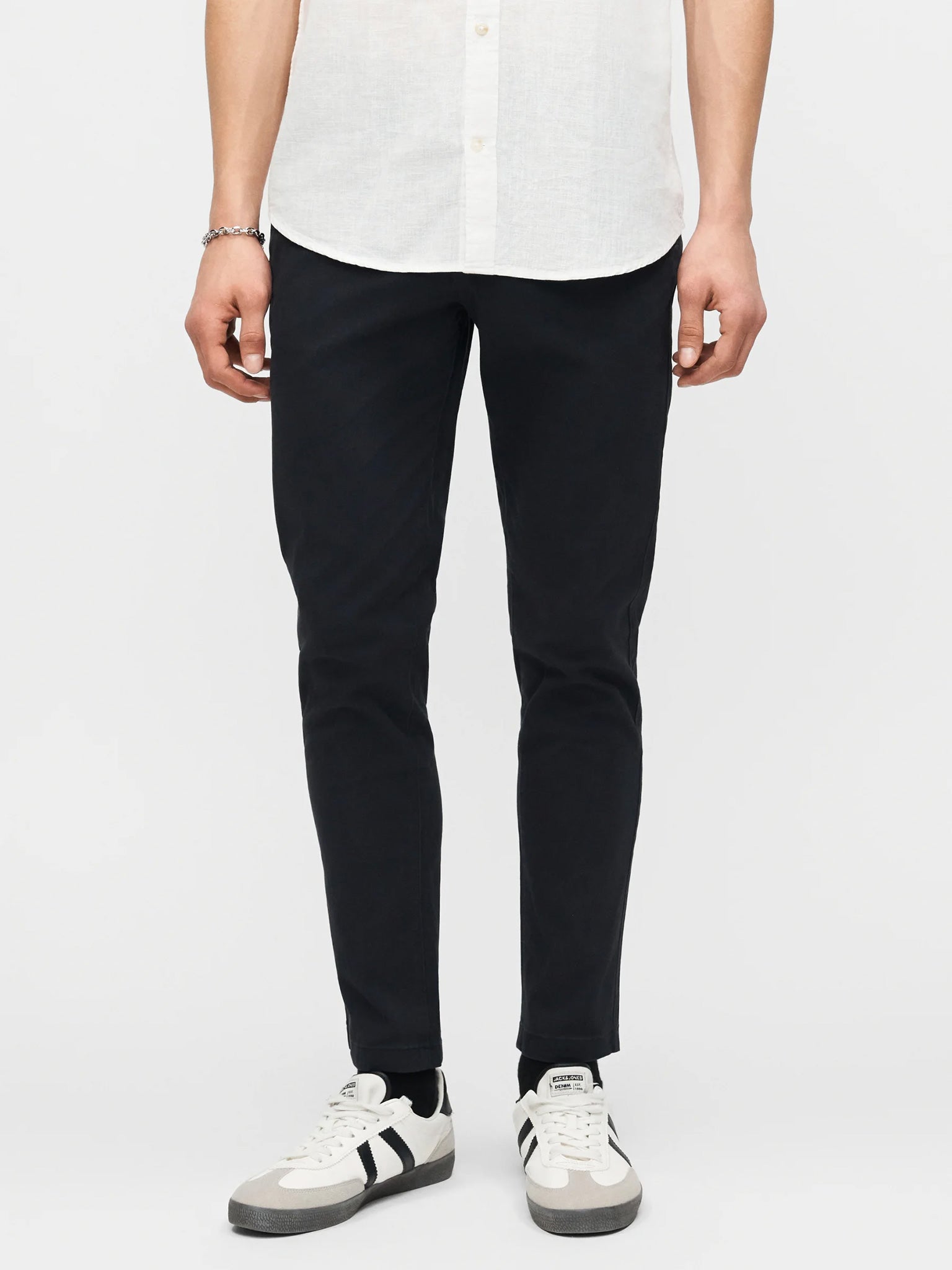 Ανδρικό παντελόνι JPSTMARCO ADAM BELTED CHINO 12288598 | 12288598