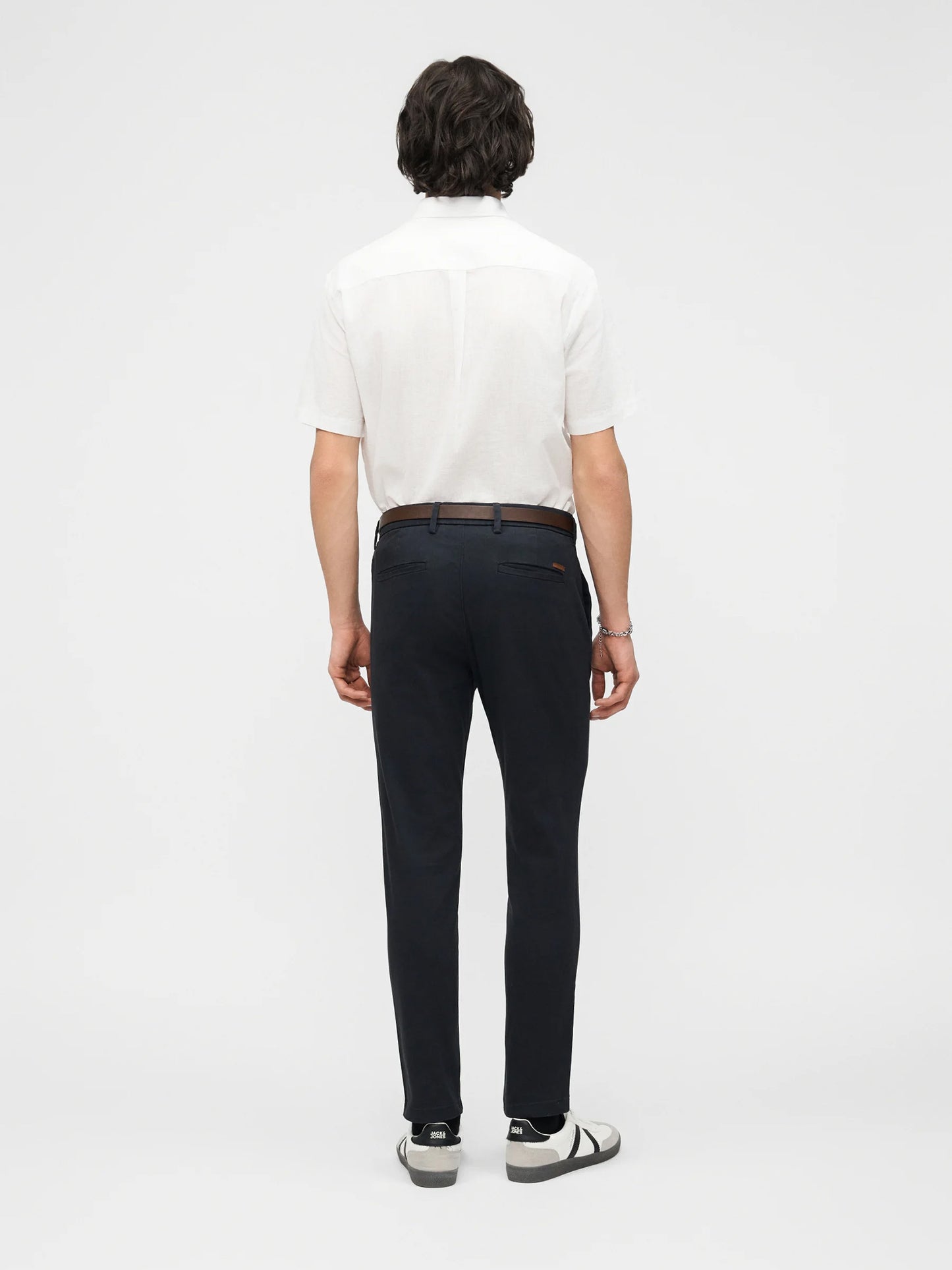 Ανδρικό παντελόνι JPSTMARCO ADAM BELTED CHINO 12288598 | 12288598