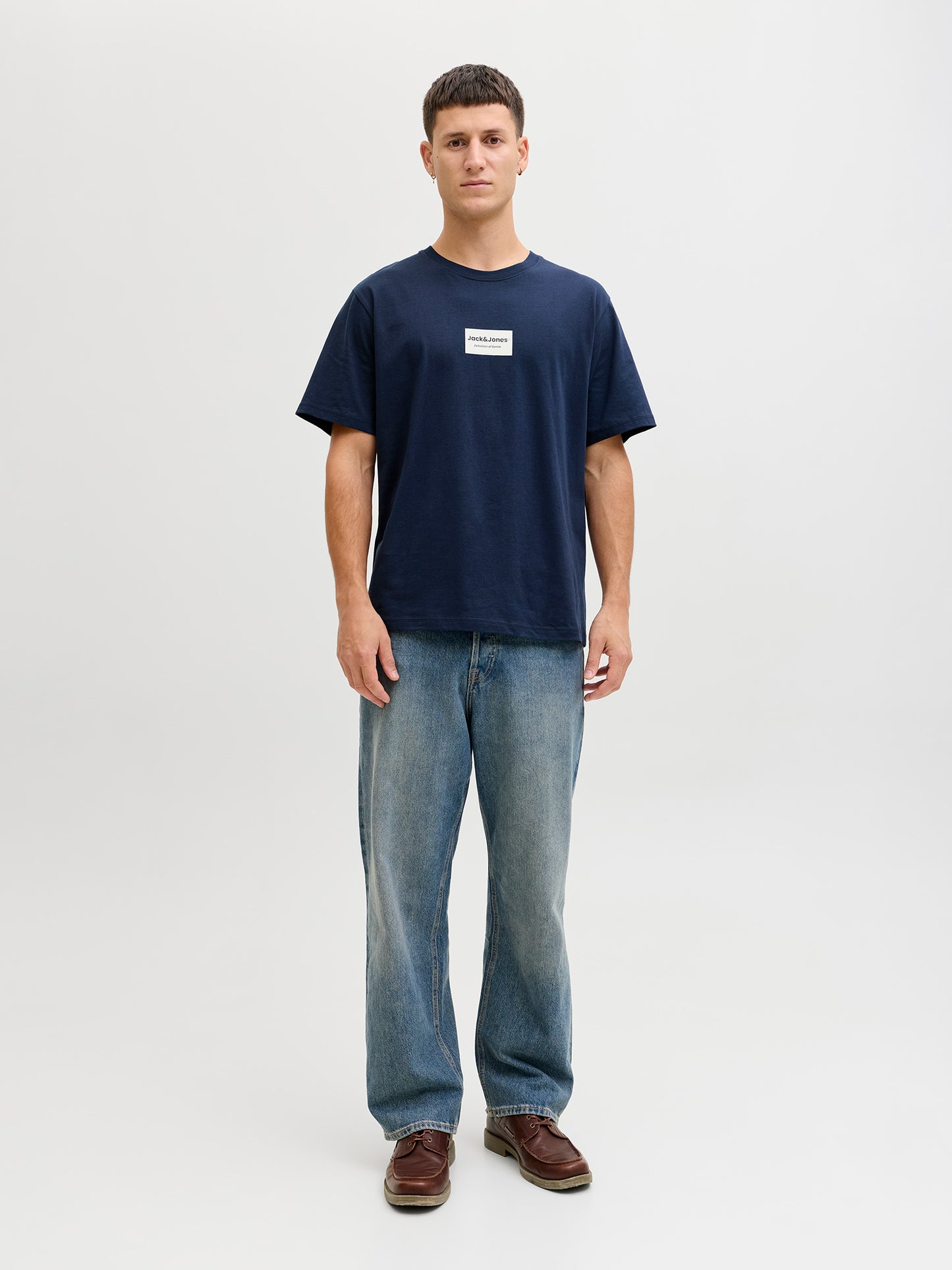 Ανδρικό t-shirt JJFRANK TEE SS CREW NECK 12288092 | 12288092