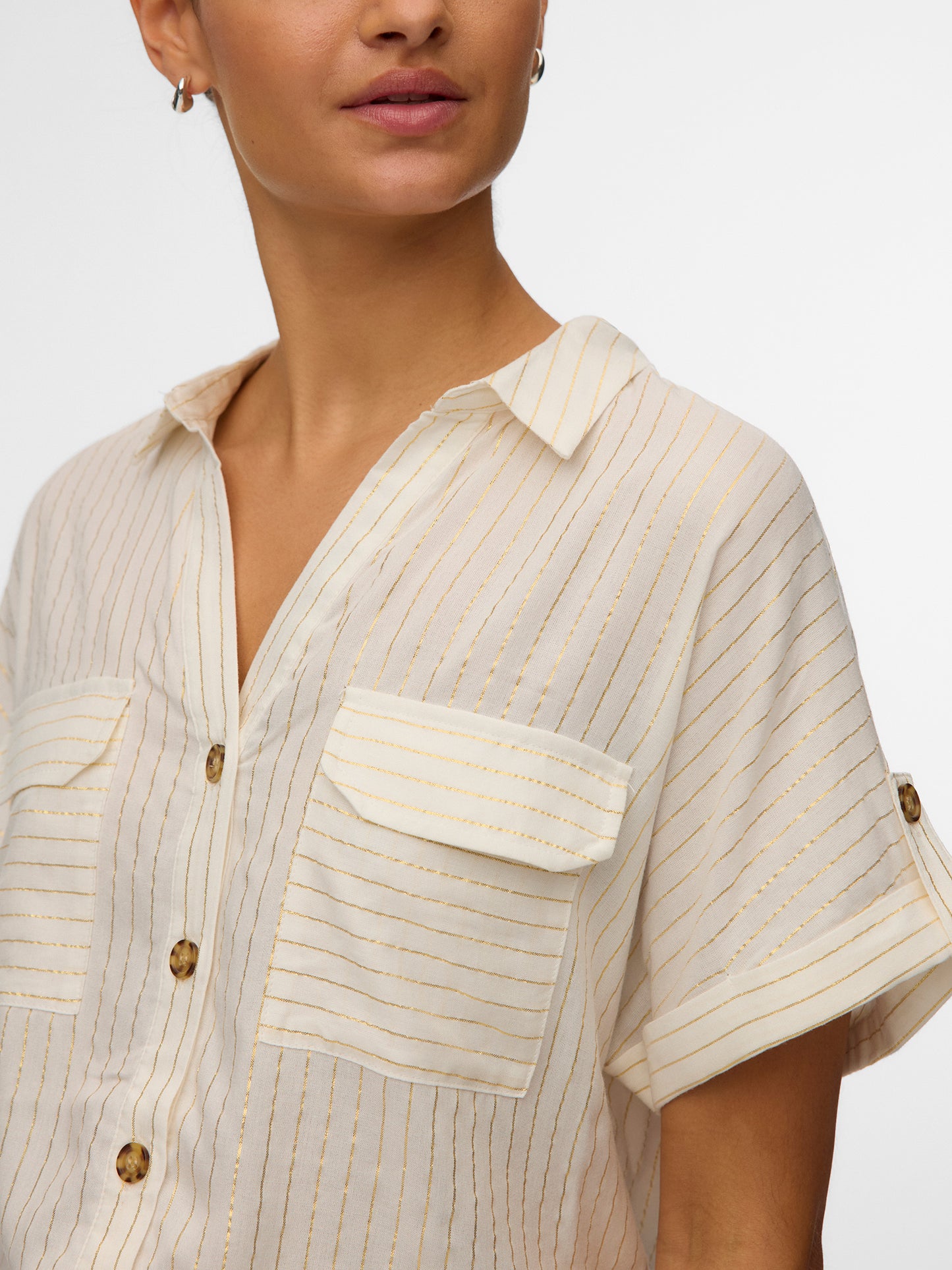 Γυναικείο πουκάμισο ριγέ | 10331923