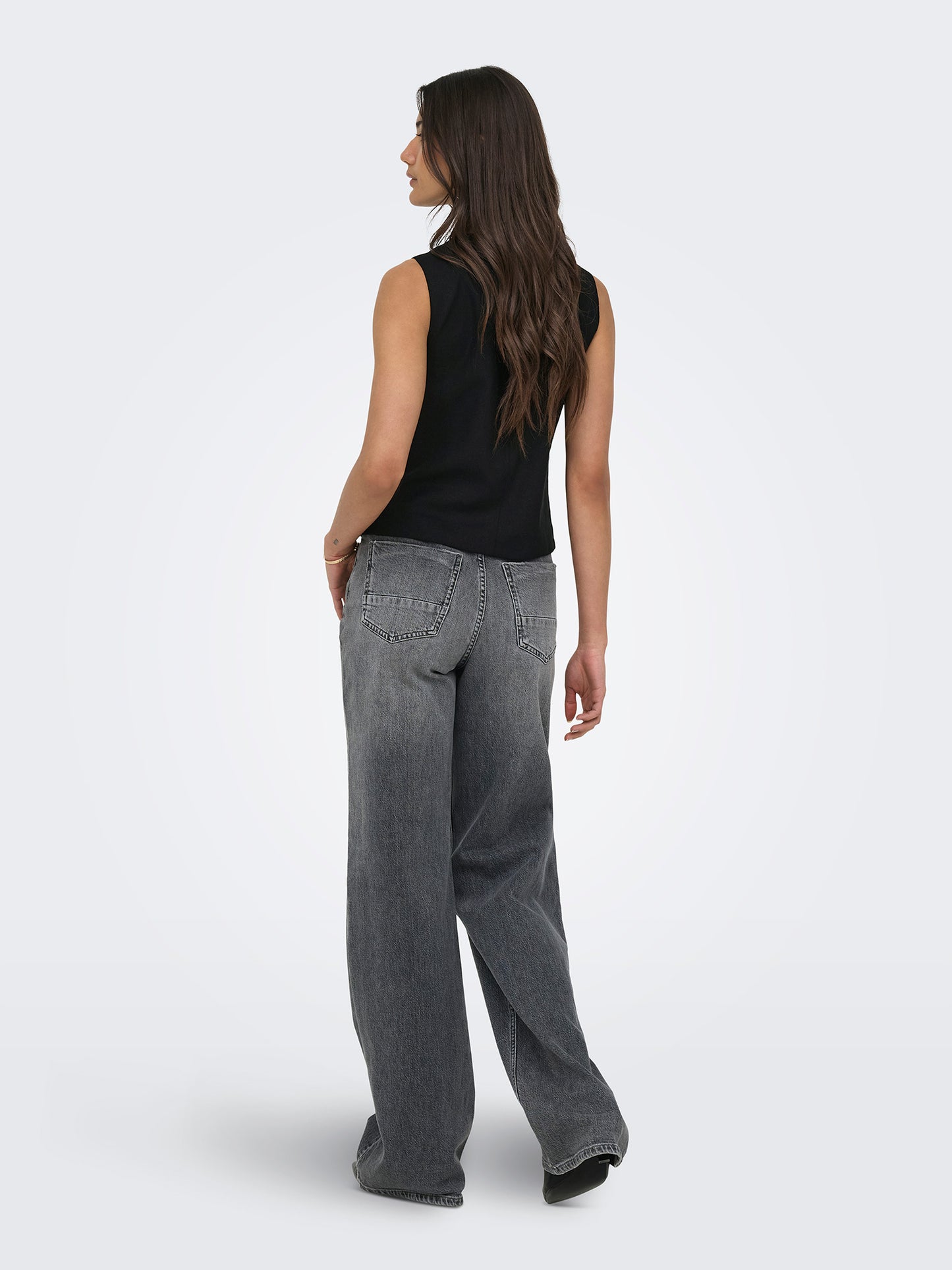 Γυναικείο γιλέκο λινό ONLGOA S/L LINEN BL WAISTCOAT 15363724 | 15363724