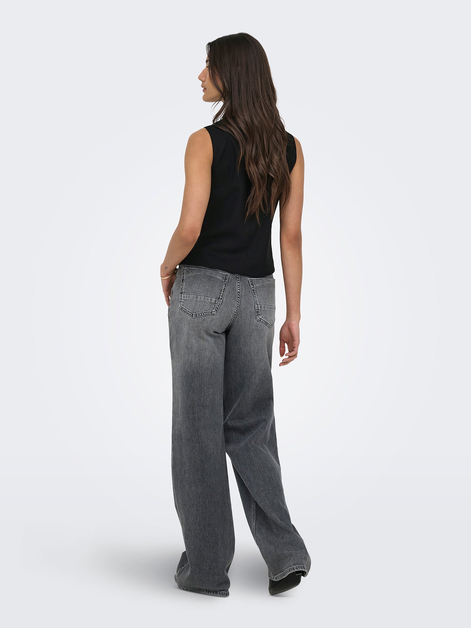 Γυναικείο γιλέκο λινό ONLGOA S/L LINEN BL WAISTCOAT 15363724 | 15363724