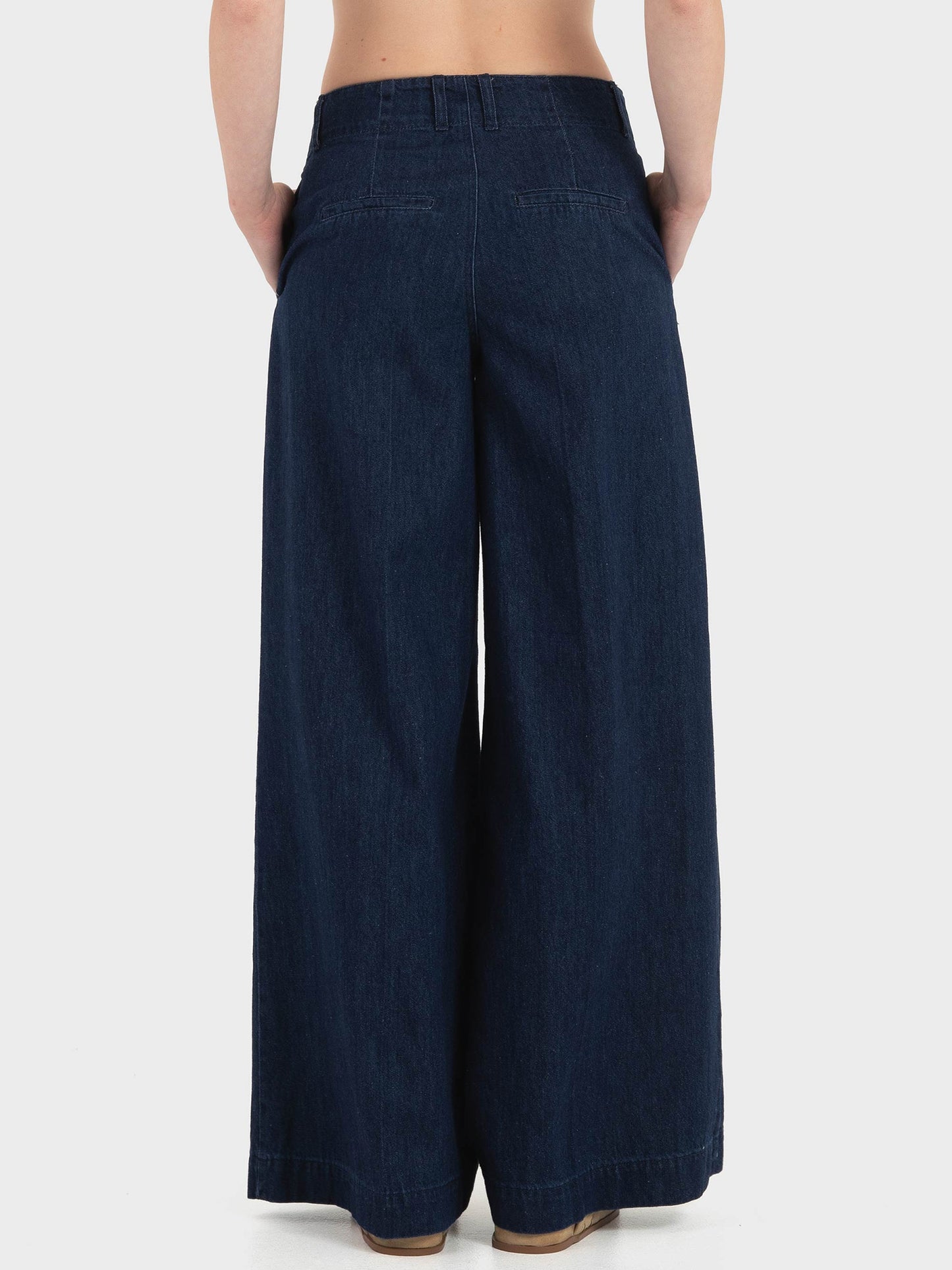 Γυναικείο παντελόνι τζιν VMAISA MR WIDE PALAZZO JEANS YO3102 10345129 | 10345129