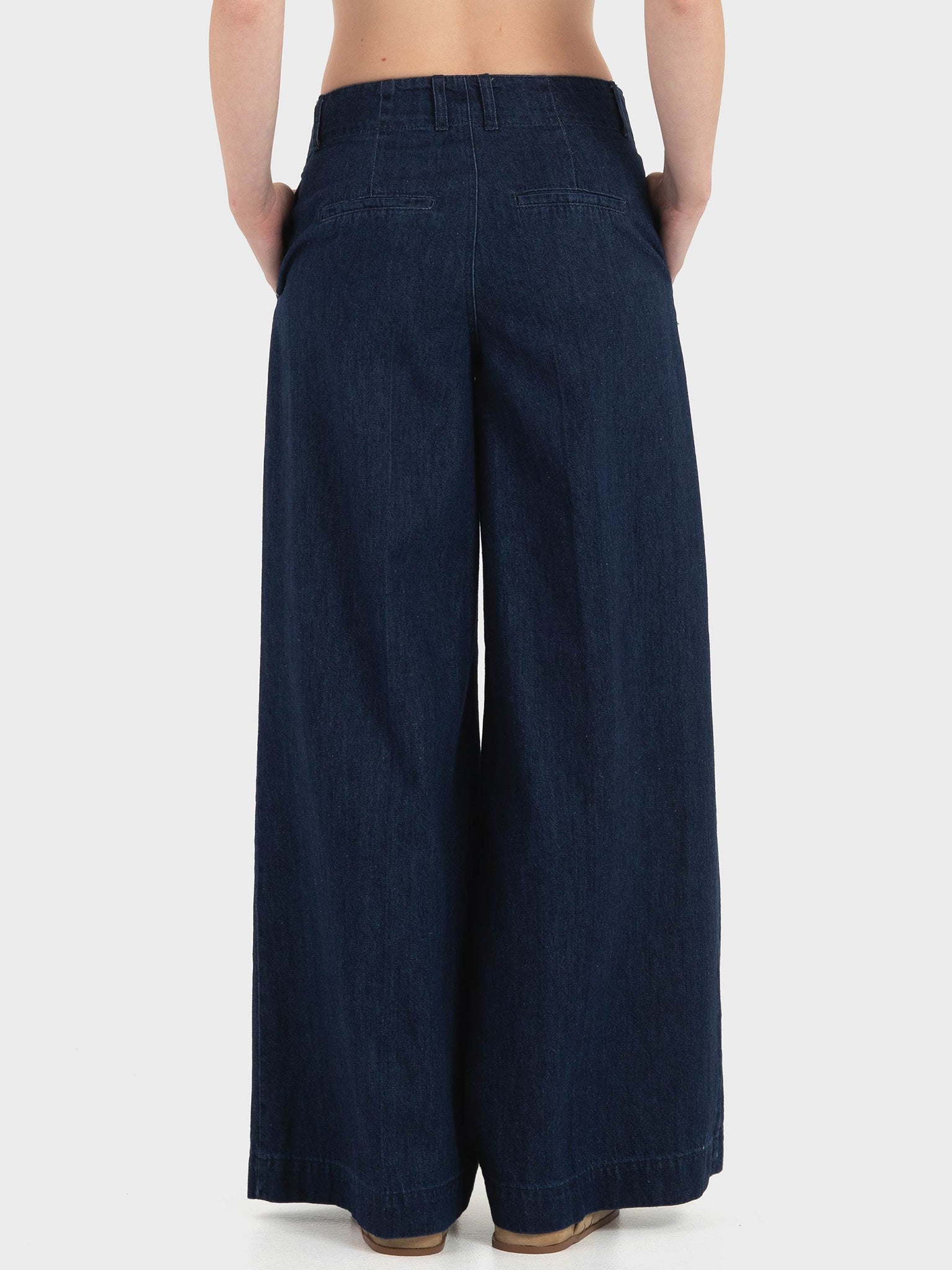 Γυναικείο παντελόνι τζιν VMAISA MR WIDE PALAZZO JEANS YO3102 10345129 | 10345129