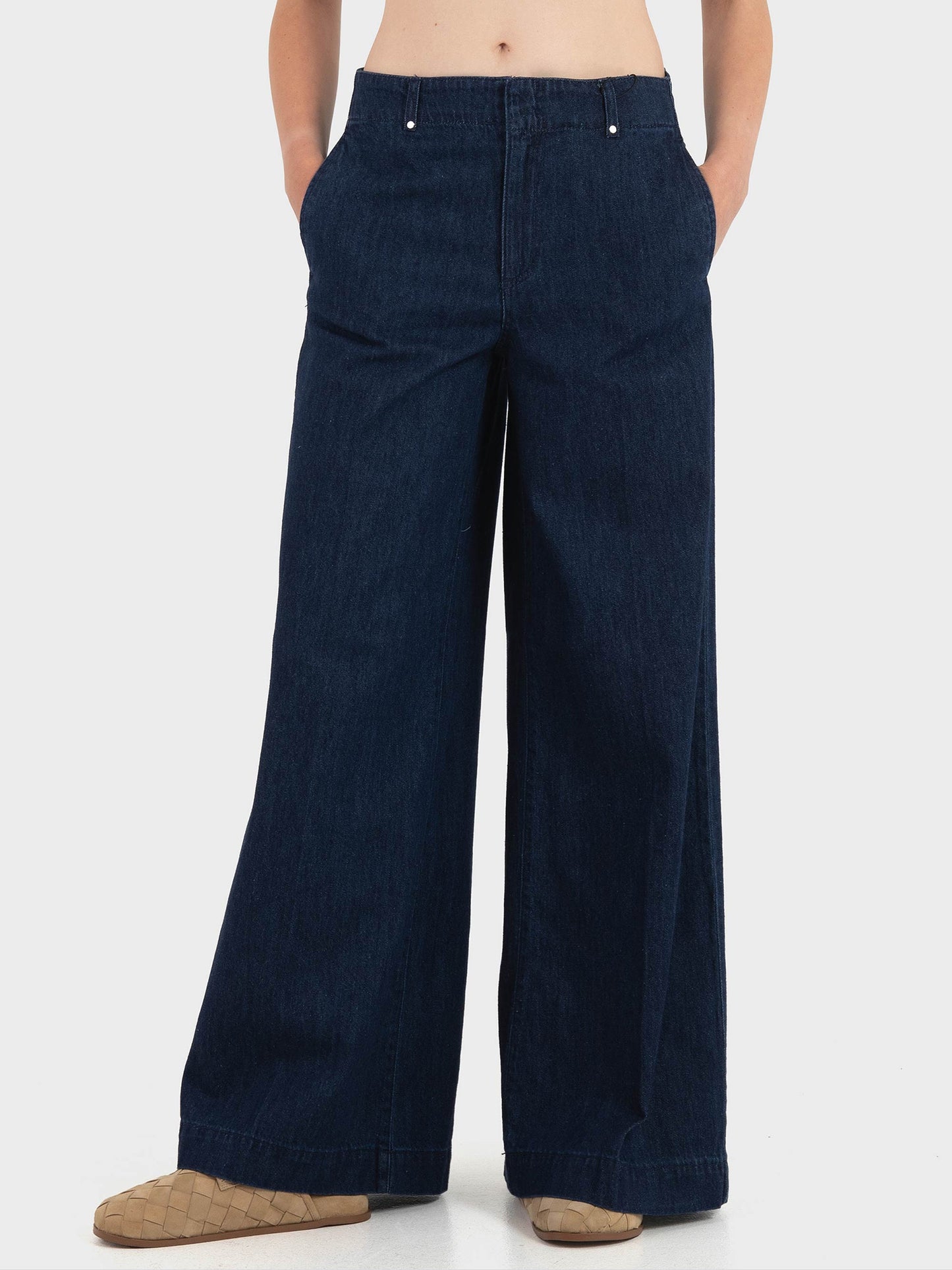Γυναικείο παντελόνι τζιν VMAISA MR WIDE PALAZZO JEANS YO3102 10345129 | 10345129
