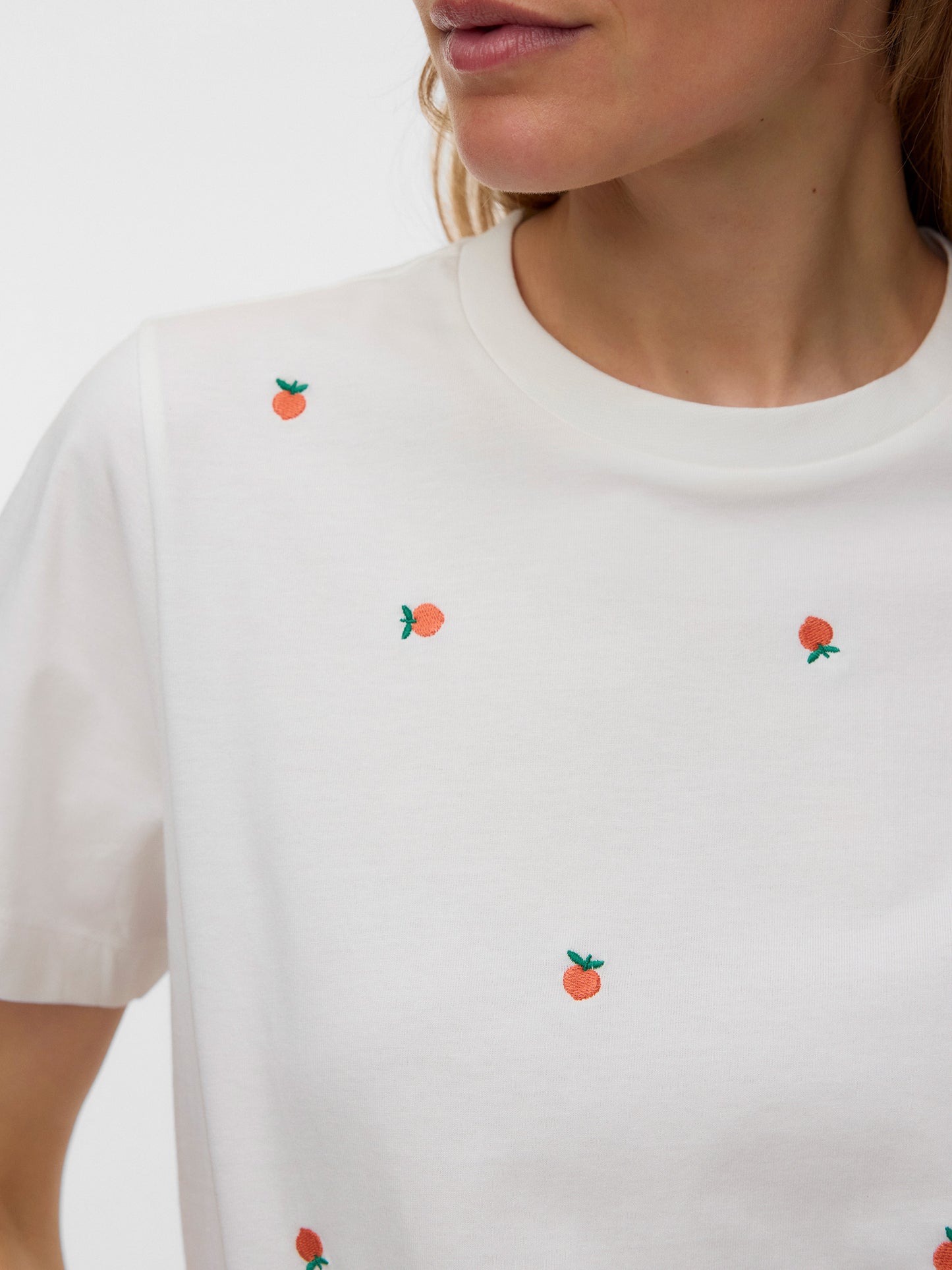Γυναικείο t-shirt peach VMSOLA METTE SS TOP BOX JRS 10341979 | 10341979