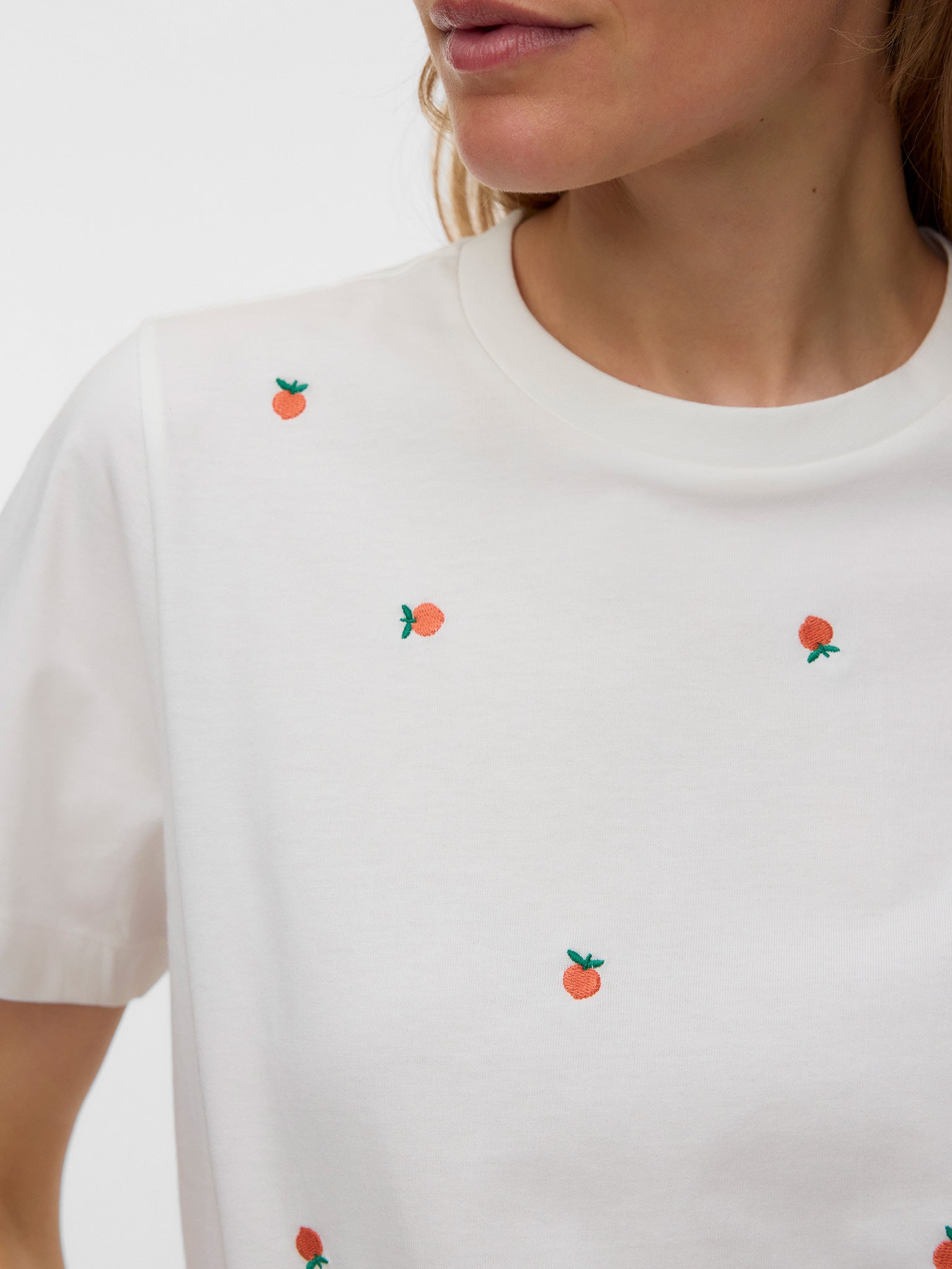 Γυναικείο t-shirt peach VMSOLA METTE SS TOP BOX JRS 10341979 | 10341979