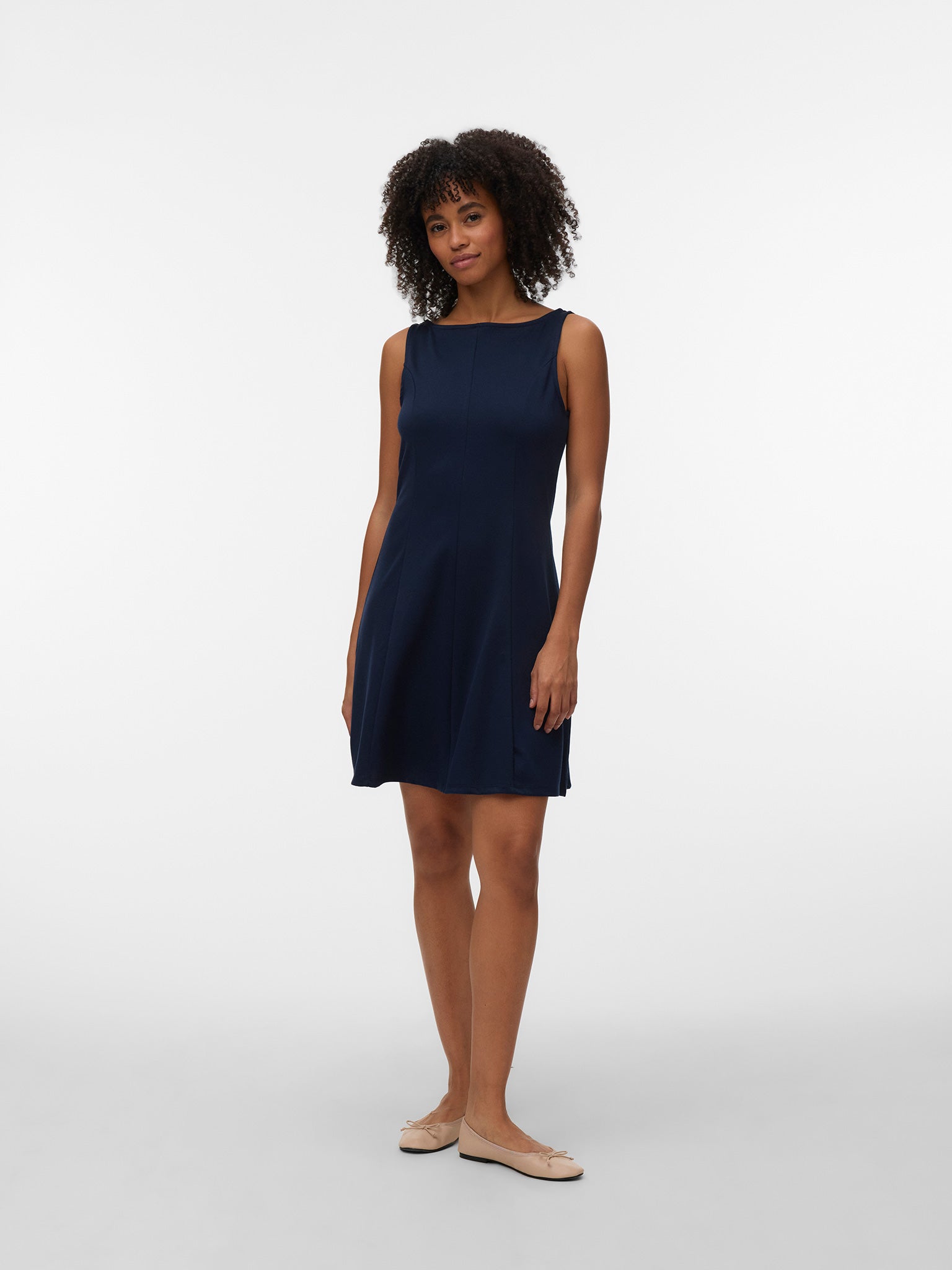 Γυναικείο φόρεμα VMABBY SL PEPLUM SHORT DRESS 10344132 | 10344132