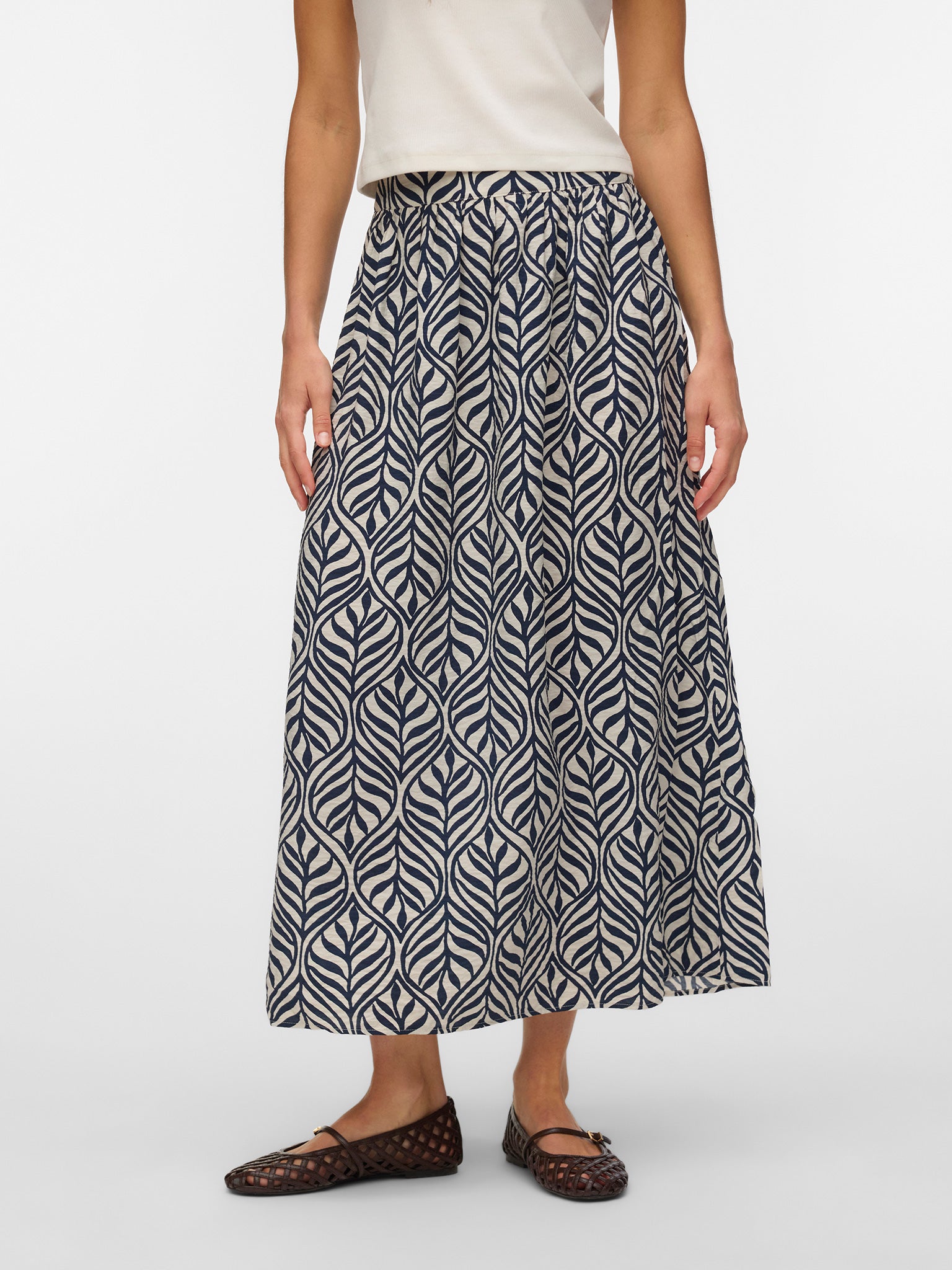 Γυναικεία φούστα εμπριμέ VMJOSIE VOLUME ANKLE SKIRT WVN 10341597 | 10341597