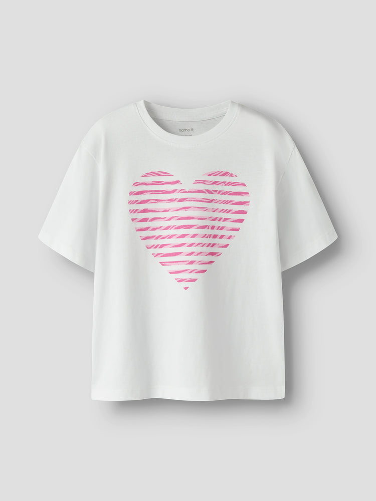 Εφηβική μπλούζα Zebra Heart NKFFAHIRAZ SS NREG TOP BOX 13254496 | 13254496
