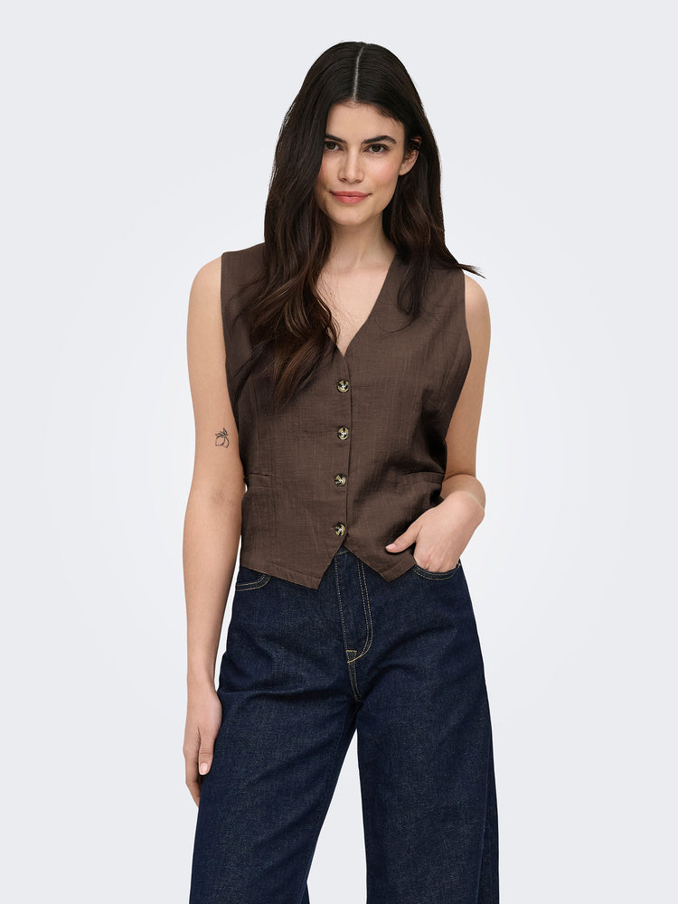 Γυναικείο γιλέκο ONLTIZANA COTTON VEST TOP WVN NOOS 15337097 | 15337097