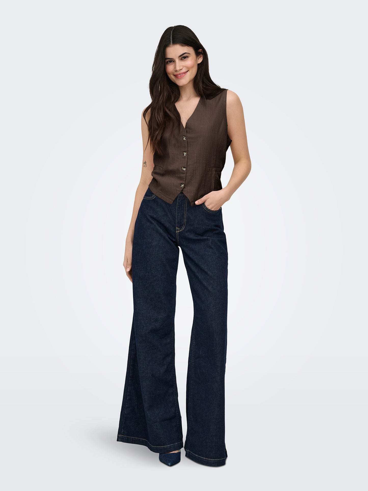Γυναικείο γιλέκο ONLTIZANA COTTON VEST TOP WVN NOOS 15337097 | 15337097