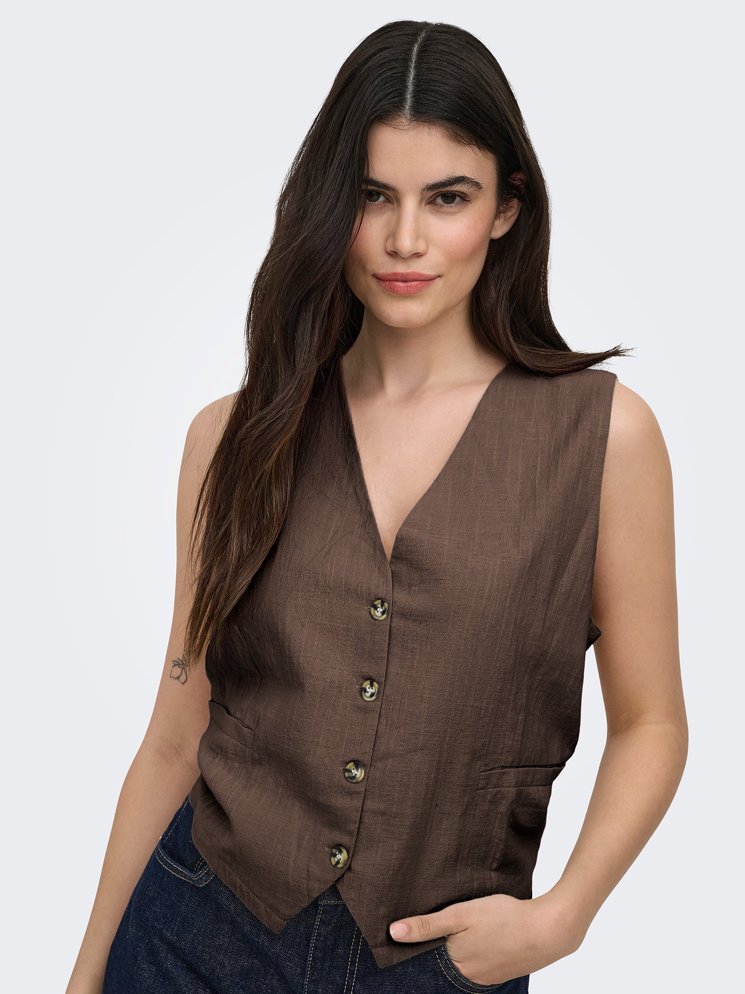 Γυναικείο γιλέκο ONLTIZANA COTTON VEST TOP WVN NOOS 15337097 | 15337097