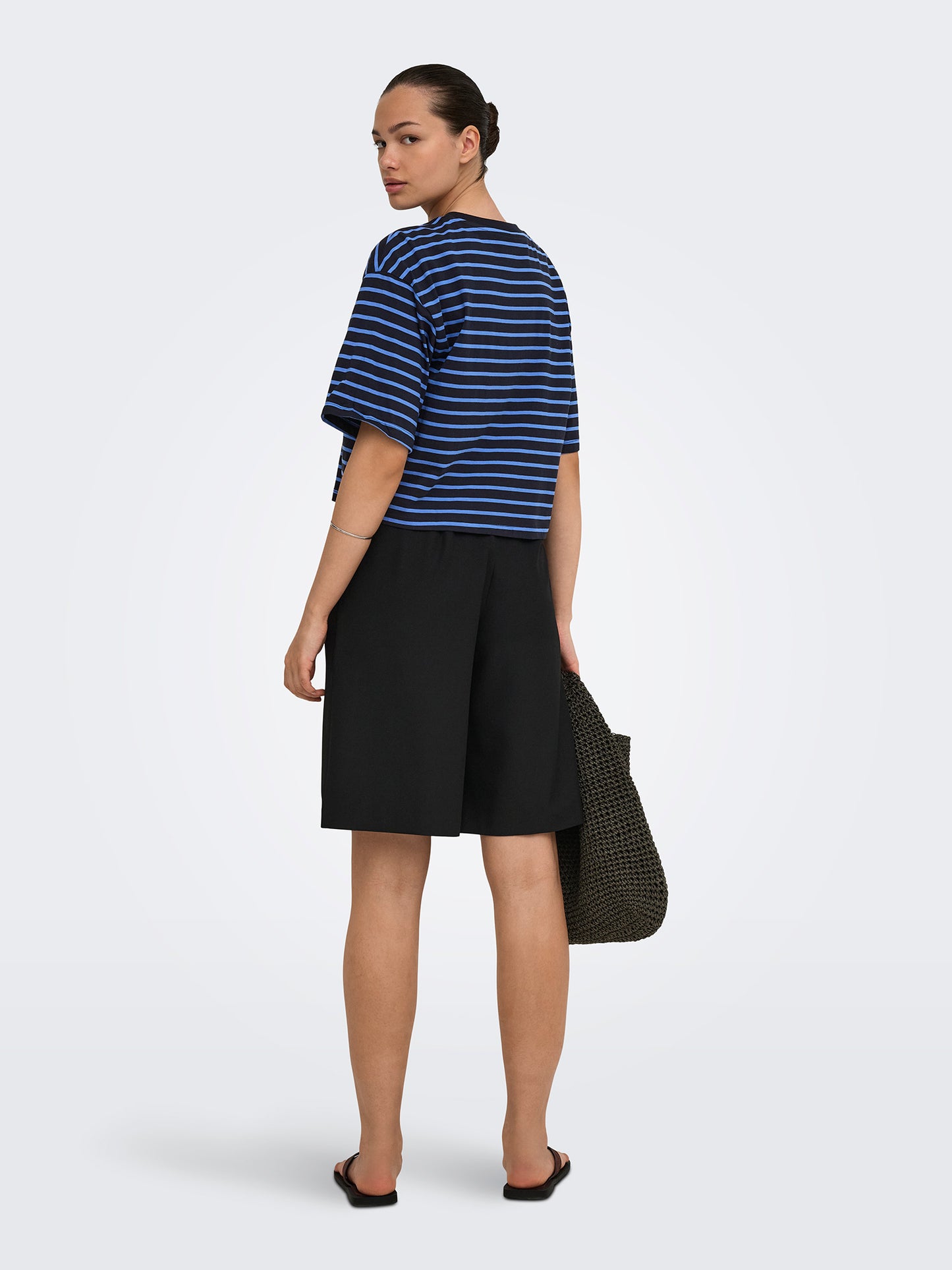 Γυναικείο t-shirt κοντό ONLBLOOM S/S LOOSE SHORT TOP JRS 15372024 | 15372024