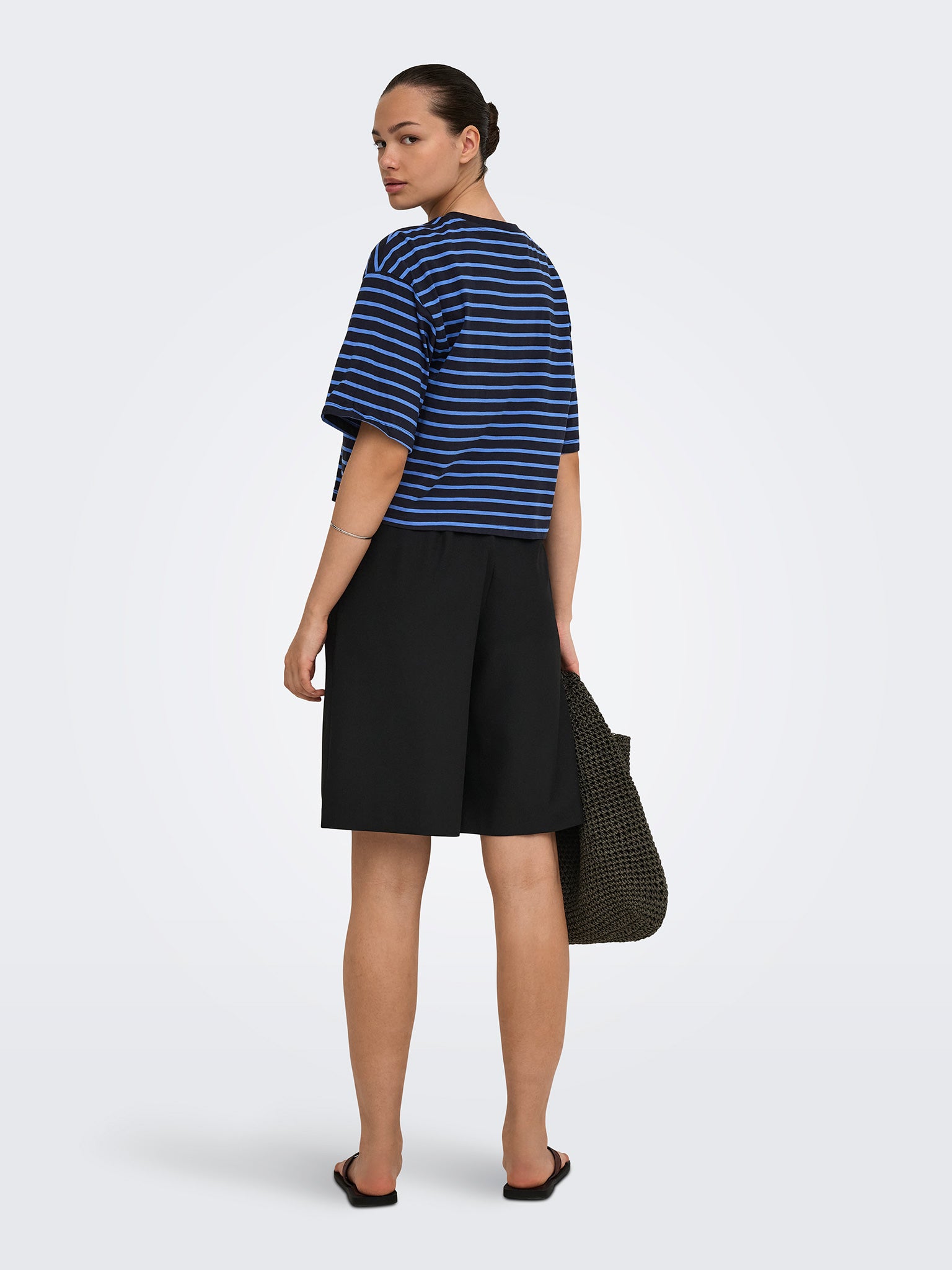 Γυναικείο t-shirt κοντό ONLBLOOM S/S LOOSE SHORT TOP JRS 15372024 | 15372024