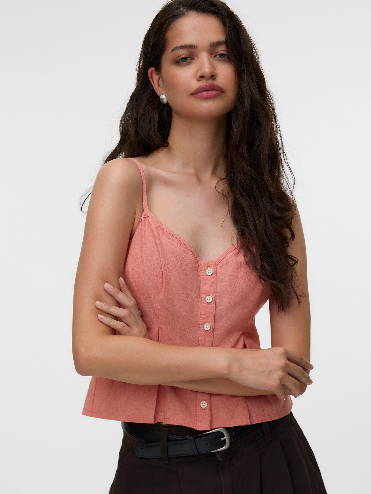 Γυναικείο top VMNORMA SL CHAMBRAY STRAP TOP 10346259 | 10346259