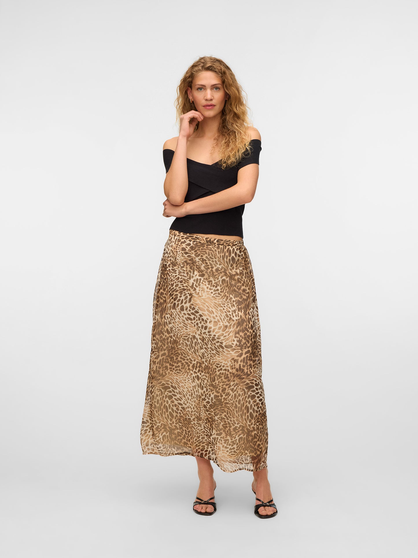 Γυναικεία φούστα animal VMSMILLA NW LONG SKIRT WVN 10345454 | 10345454