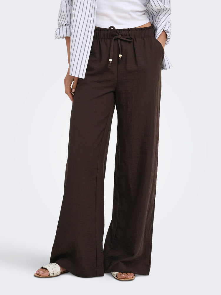 Γυναικείο παντελόνι ONLEMMIA MW PULL-UP X-WIDE PANT 15374857 | 15374857