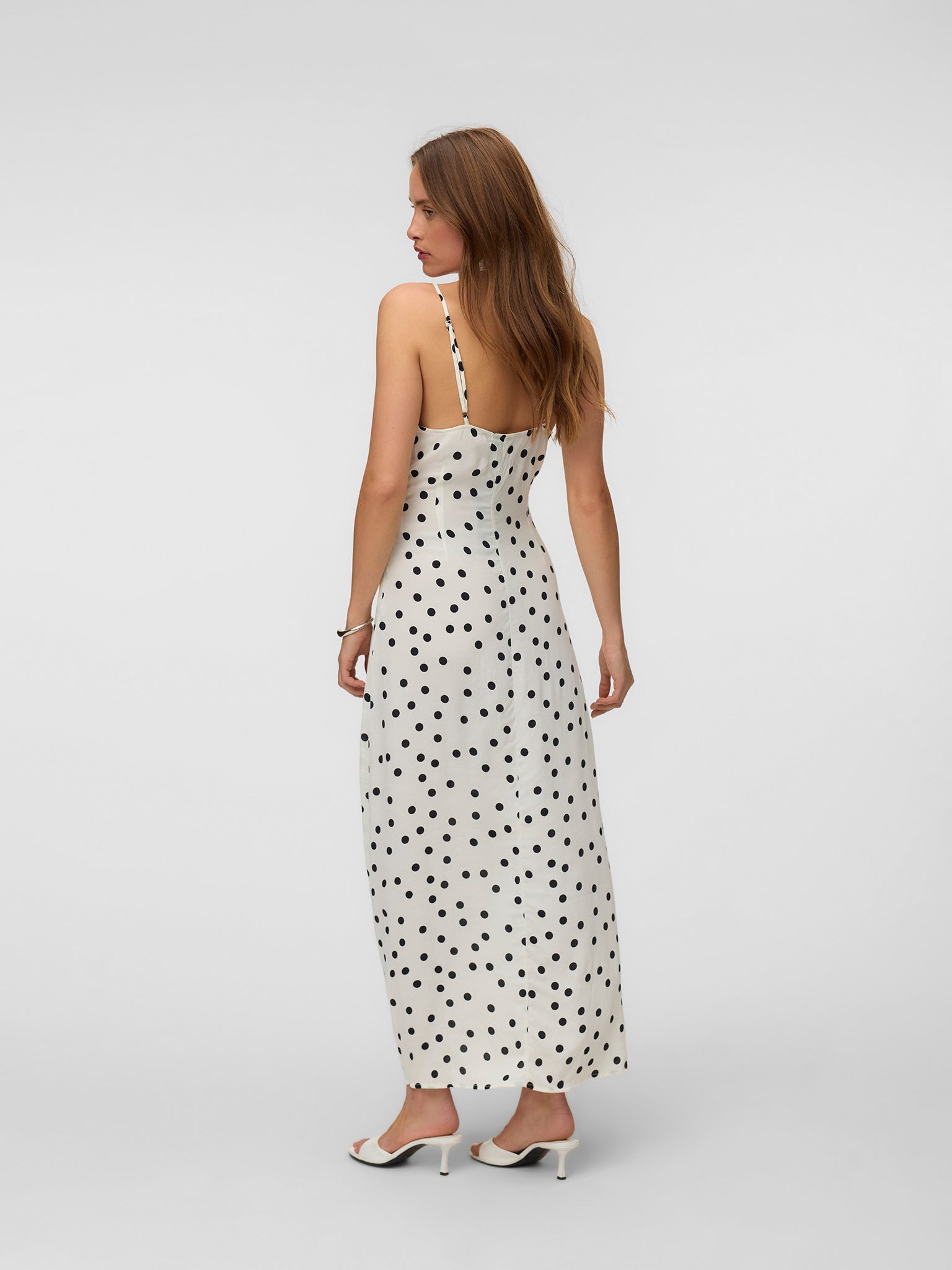 Γυναικείο φόρεμα με κορδέλα VMELISA LONG SINGLET SCARF DRESS 10350647 | 10350647