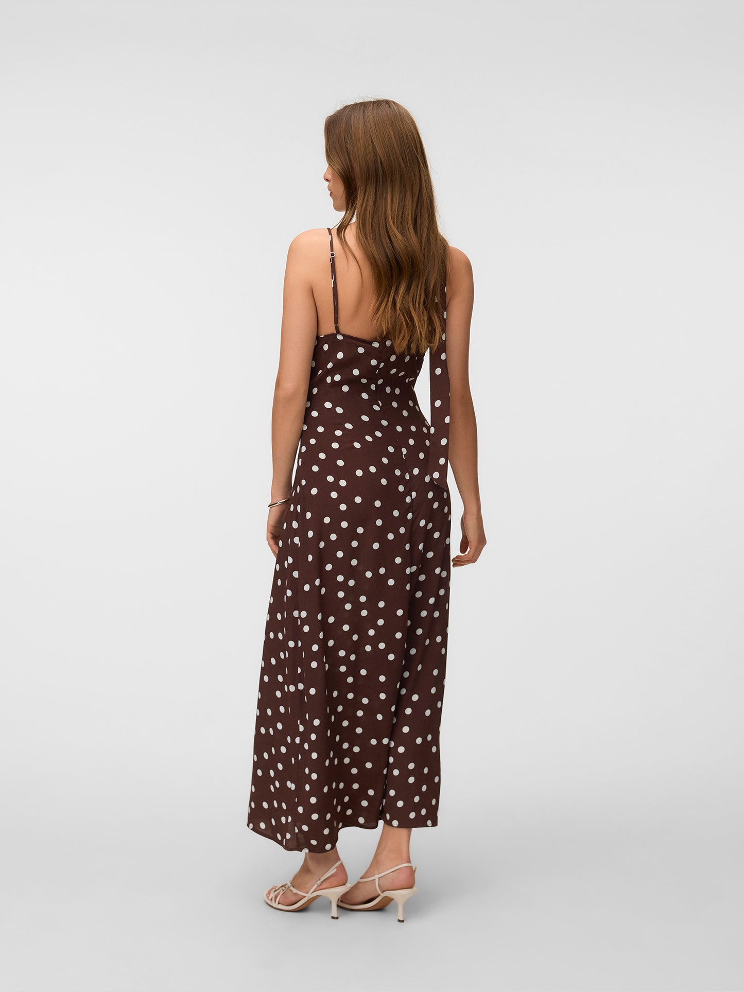 Γυναικείο φόρεμα με κορδέλα VMELISA LONG SINGLET SCARF DRESS 10350647 | 10350647