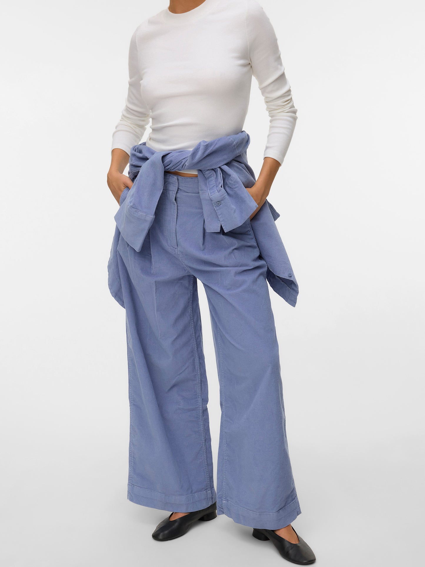 Γυναικείο παντελόνι κοτλέ AWTALA HW WIDE PANT NOOS 10334222 | 10334222