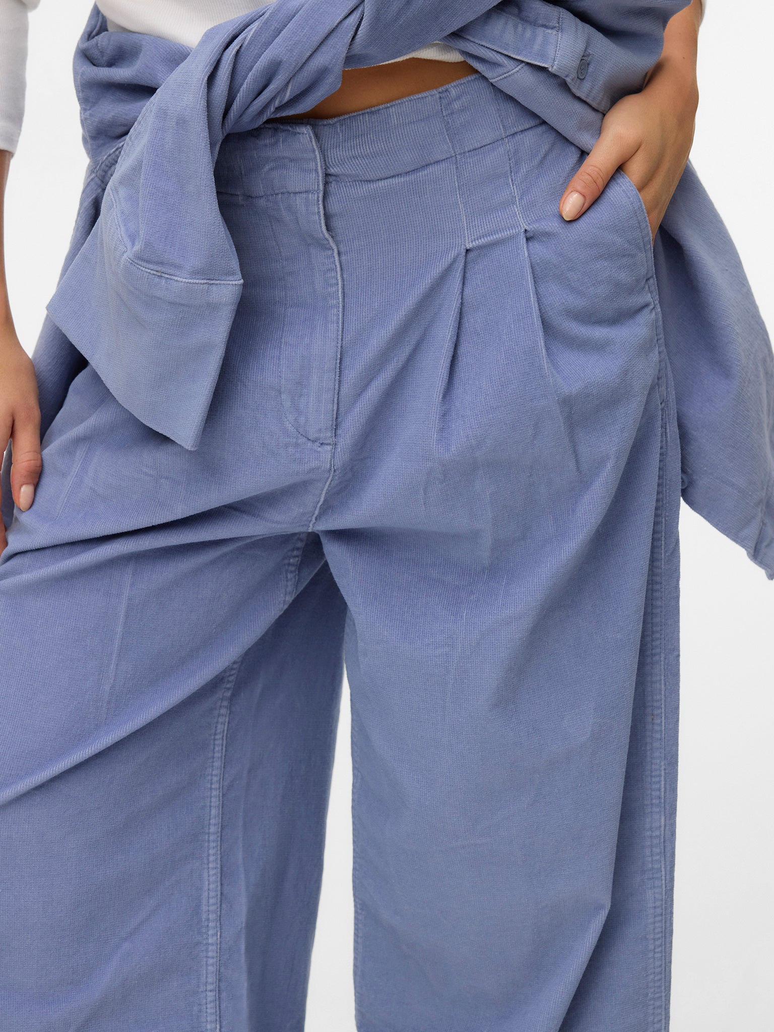 Γυναικείο παντελόνι κοτλέ AWTALA HW WIDE PANT NOOS 10334222 | 10334222