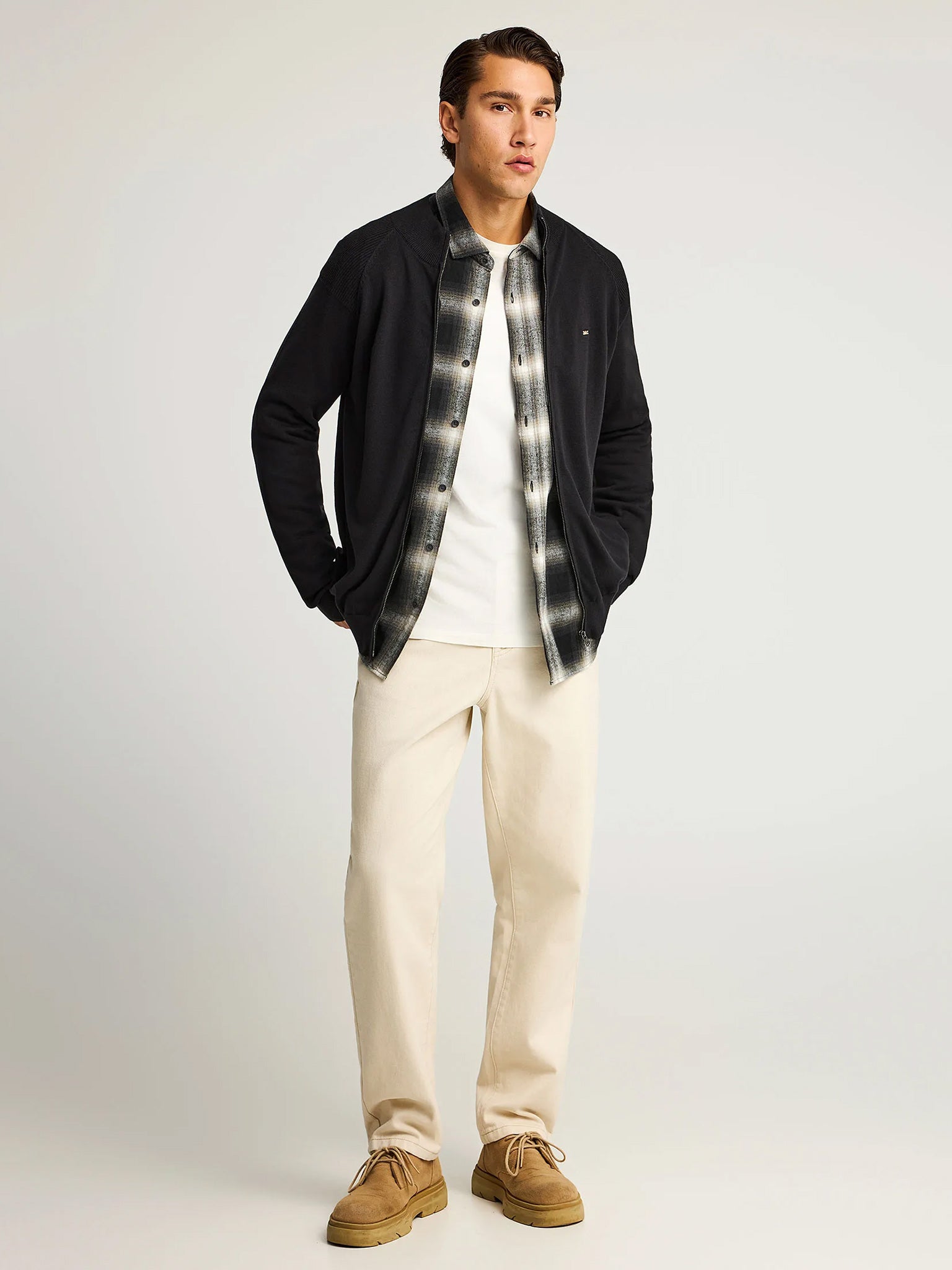 Ανδρική ζακέτα πλεκτή FBM012-004-09 | FBM012-004-09