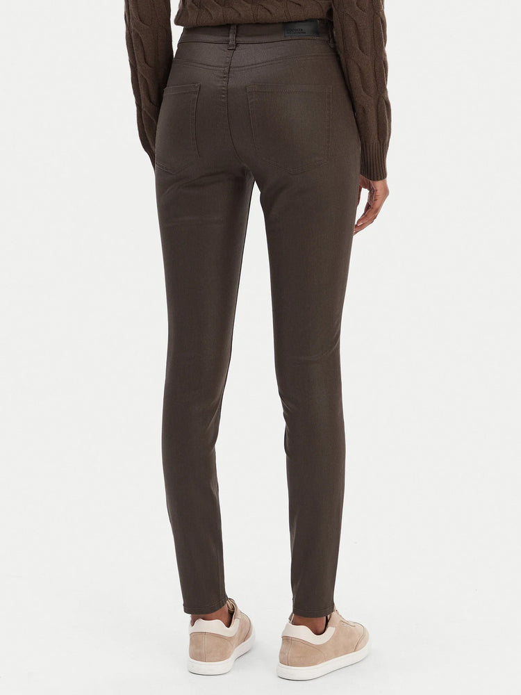 Γυναικείο παντελόνι VMFLASH MR SKINNY COATED PANTS NOOS 10314591 | 10314591