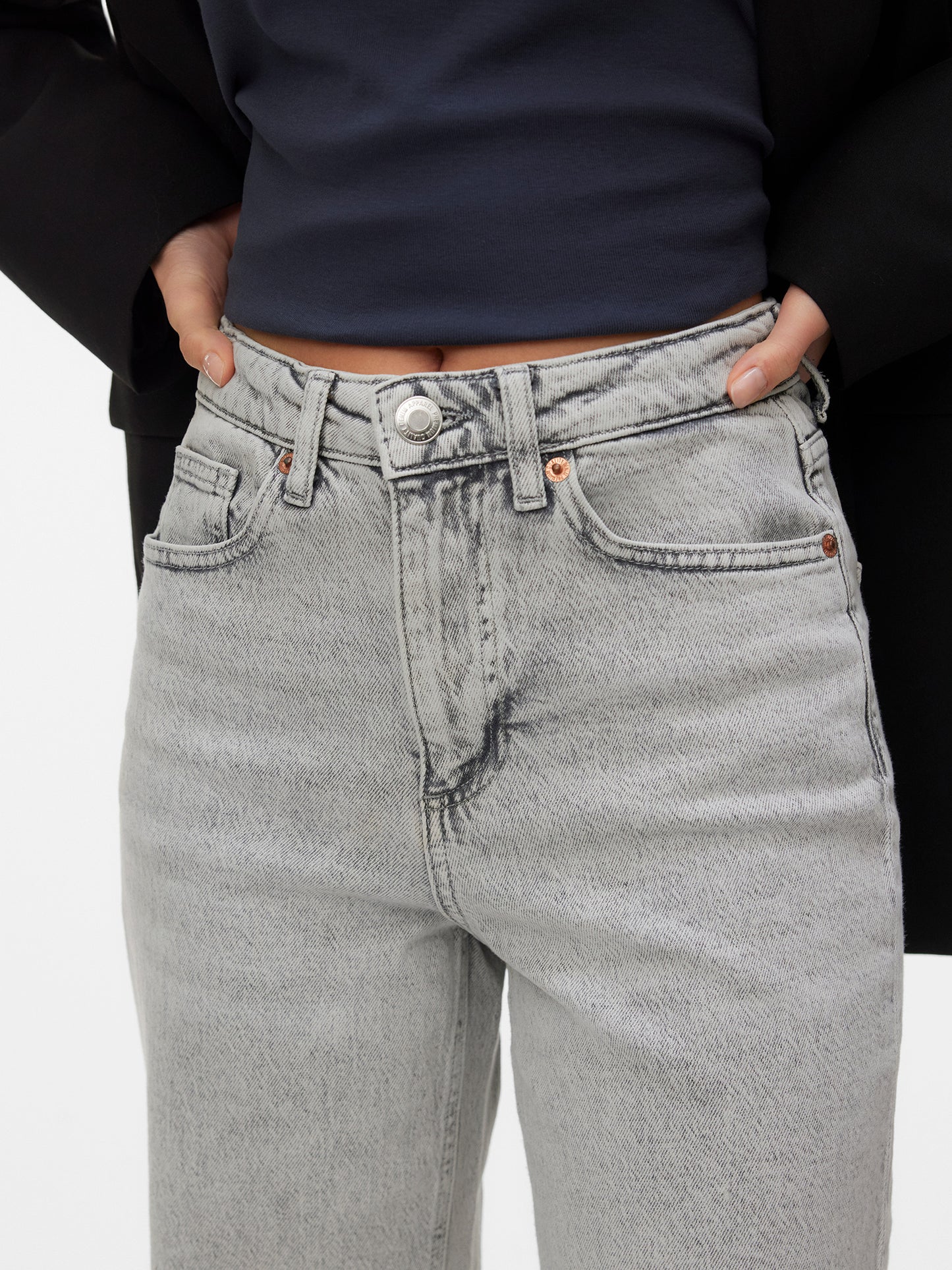 Γυναικείο παντελόνι τζιν VMTESSA HR WIDE JEANS RA207 GA NOOS 10345320 | 10345320
