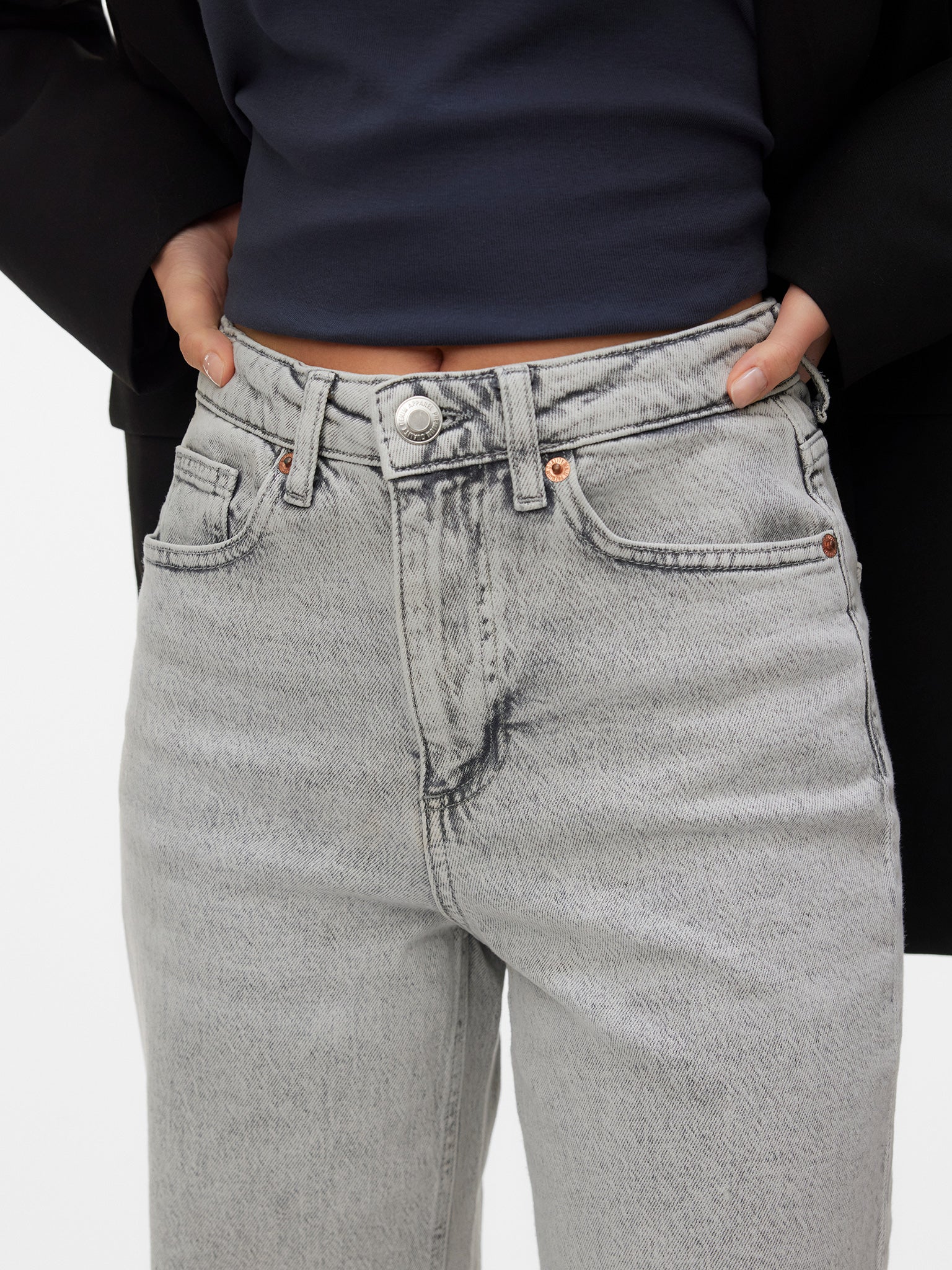 Γυναικείο παντελόνι τζιν VMTESSA HR WIDE JEANS RA207 GA NOOS 10345320 | 10345320