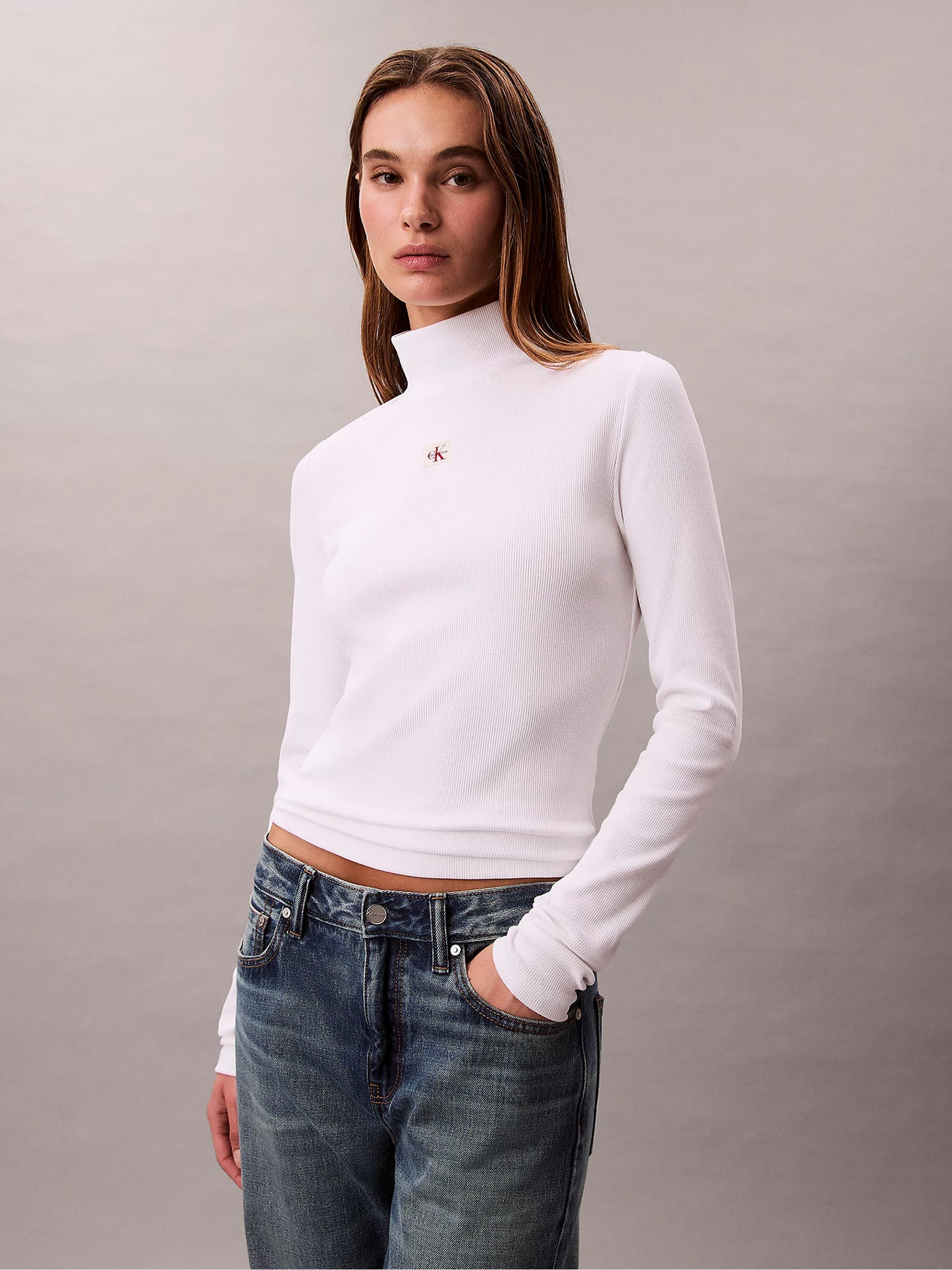 Γυνακεία μπλούζα LS WOVEN LABEL TURTLENECK LV047D203GYAA | LV047D203GYAA