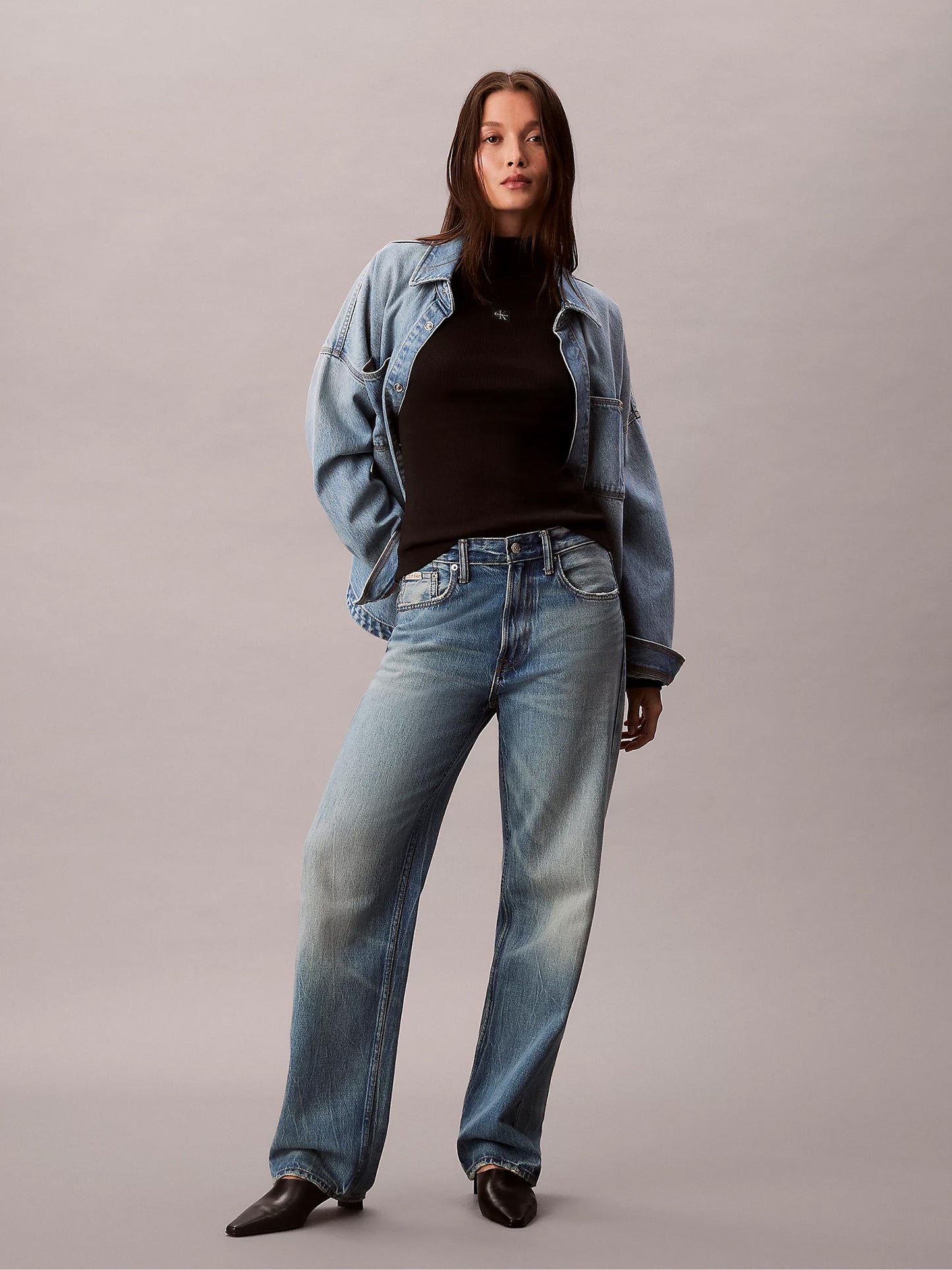 Γυνακεία μπλούζα LS WOVEN LABEL TURTLENECK LV047D203GUB1 | LV047D203GUB1