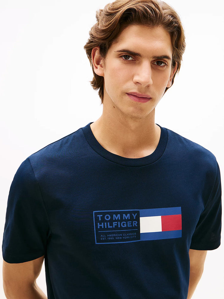 Ανδρικό t-shirt BRAND LOVE TEXT BOX TEE MW0MW42366DW5 | MW0MW42366DW5