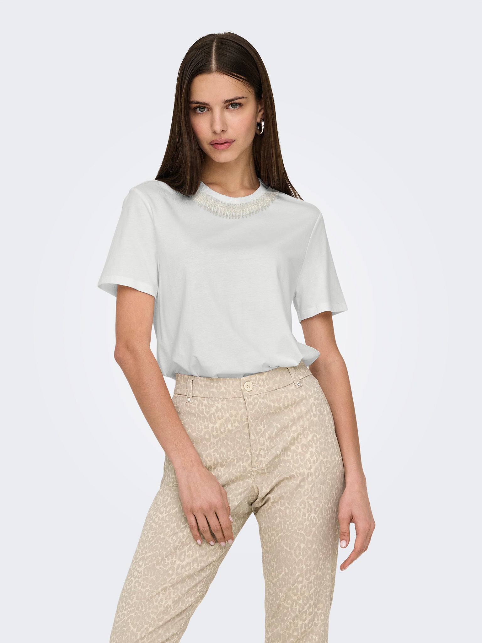 Γυναικείο t-shirt ONLPARKER S/S O-NECK BLING TOP BOX 15343568 | 15343568
