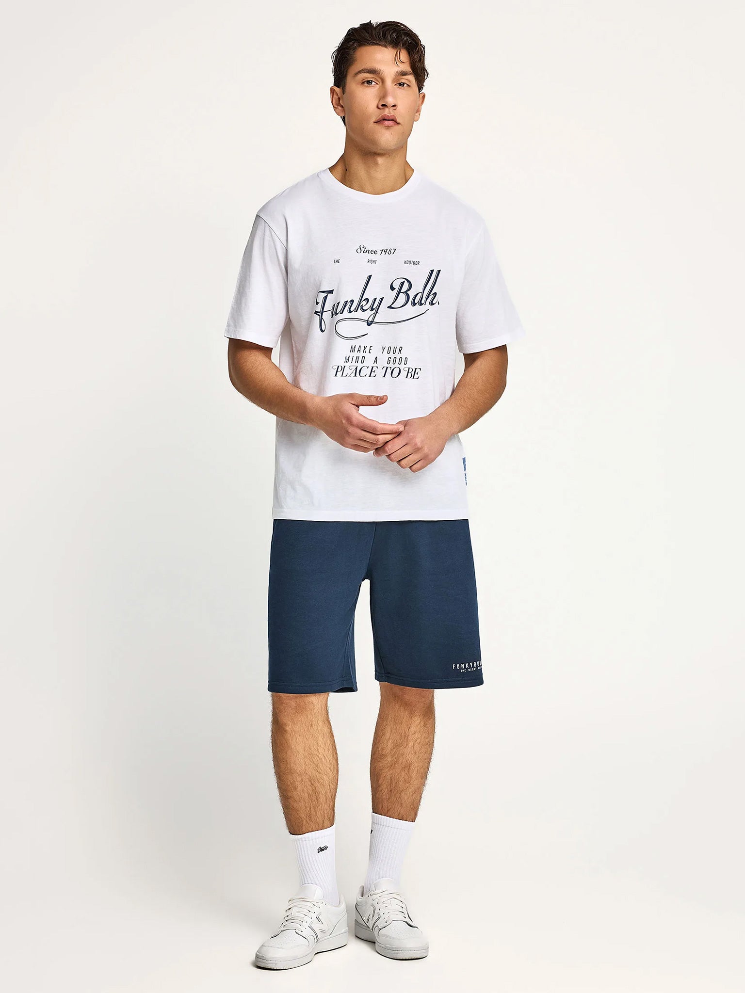 Ανδρική βερμούδα φούτερ | FBM013-050-03