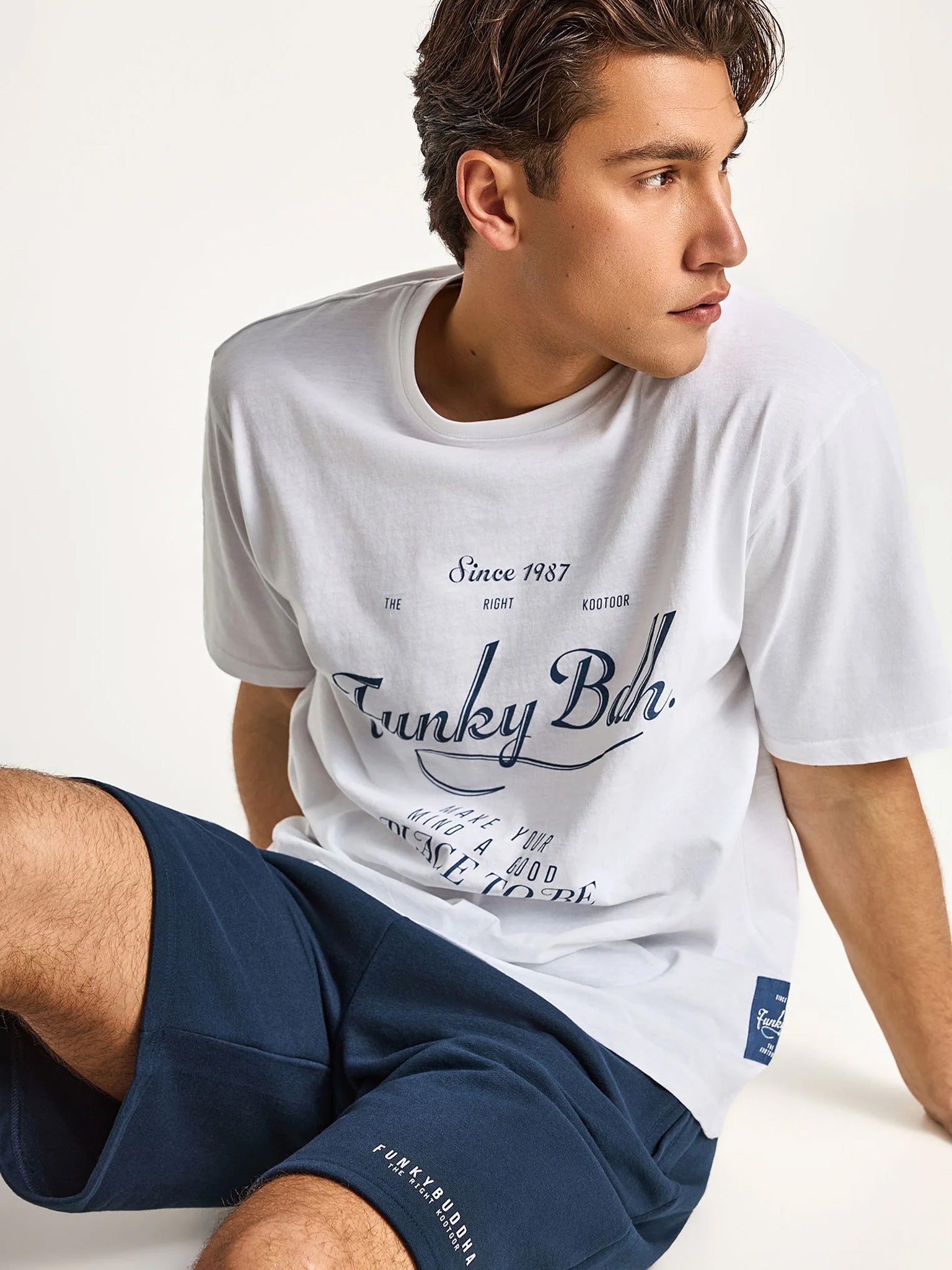 Ανδρική βερμούδα φούτερ | FBM013-050-03