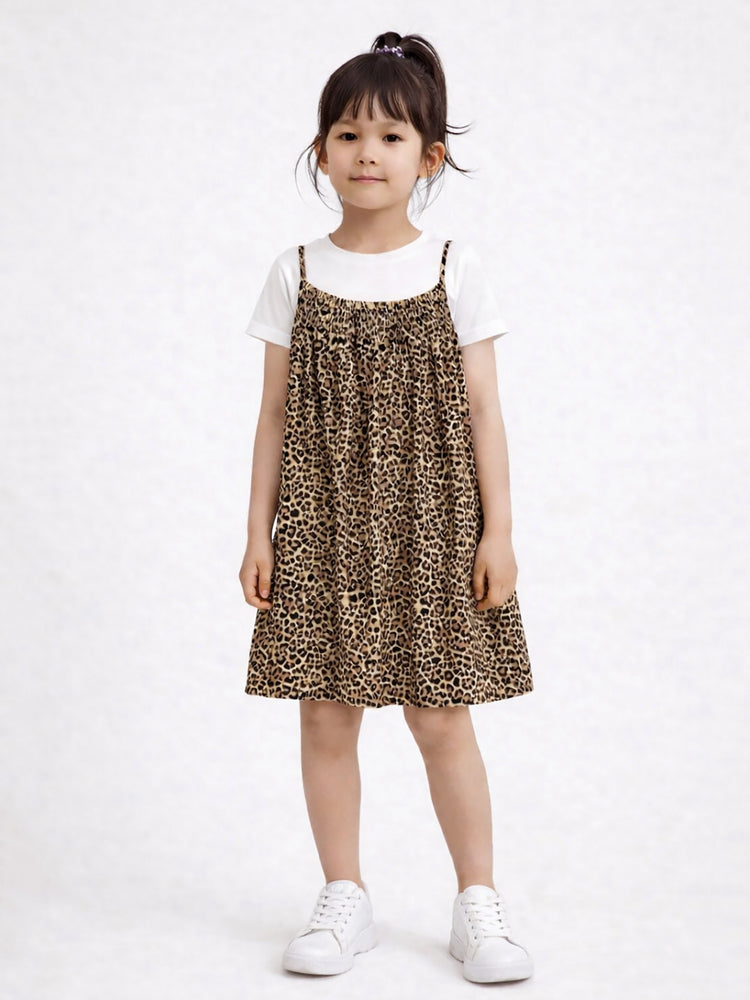 Εφηβικό σετ φόρεμα με μπλούζα | 16-226243-7