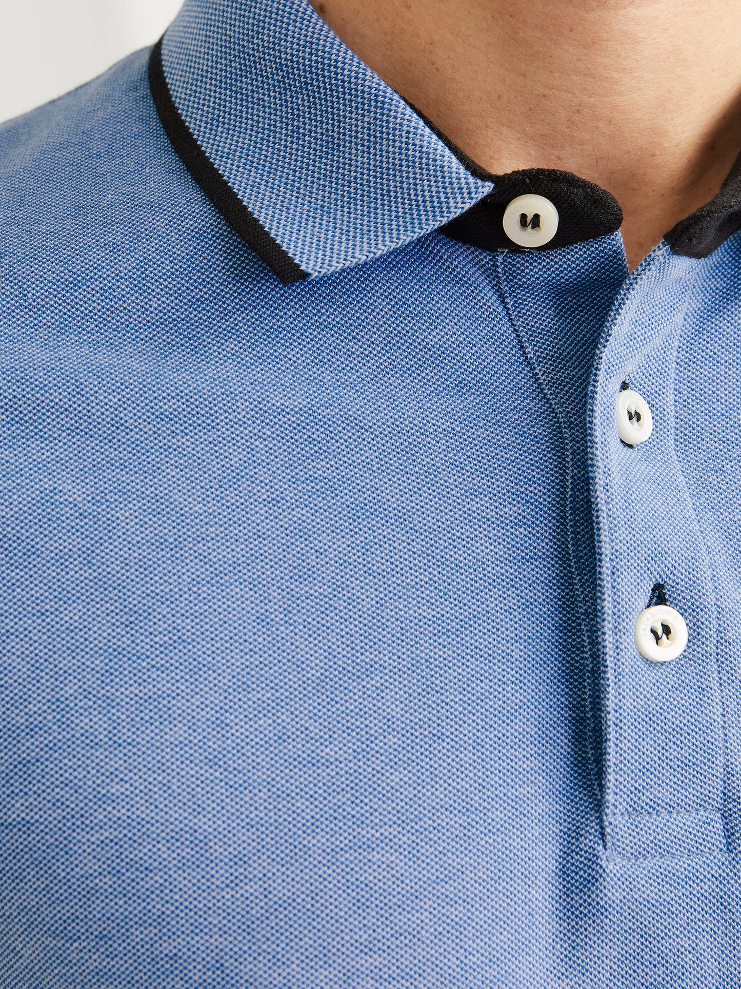 Ανδρικό polo μελανζέ JJEPAULOS POLO SS NOOS 12136668 | 12136668