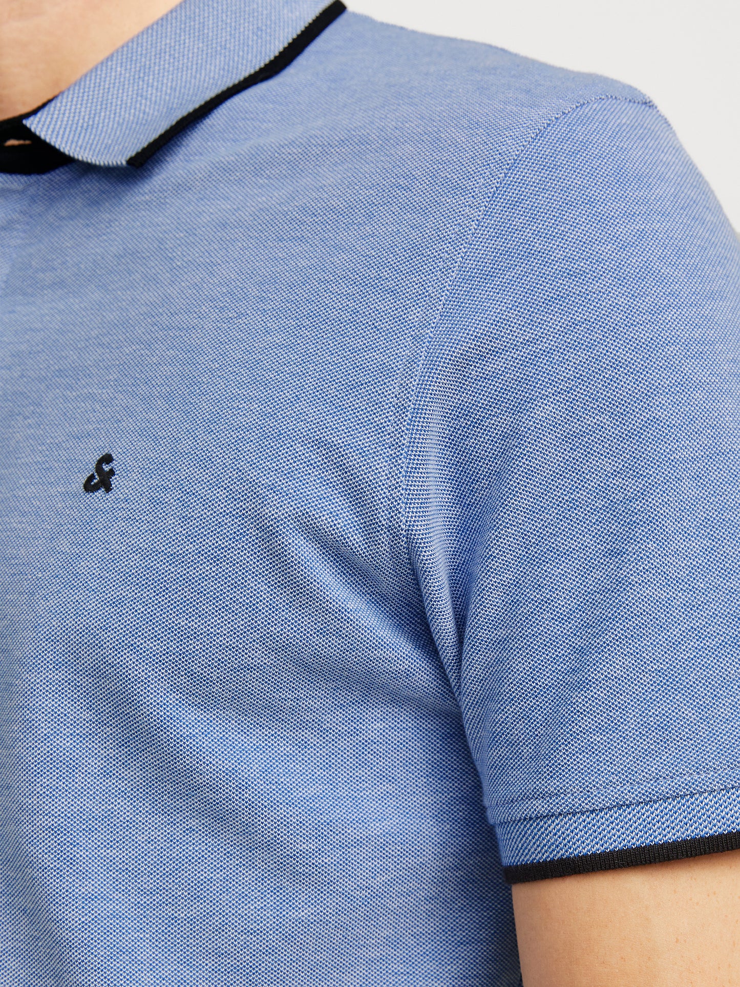 Ανδρικό polo μελανζέ JJEPAULOS POLO SS NOOS 12136668 | 12136668