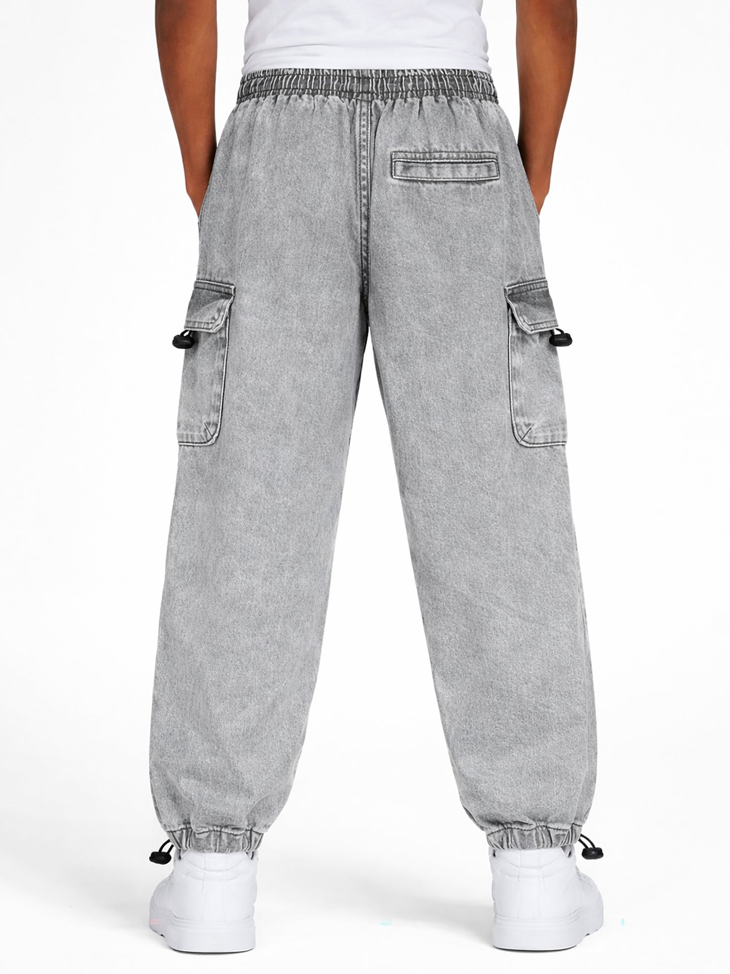 Εφηβικό παντελόνι τζιν cargo | 13-226003-2