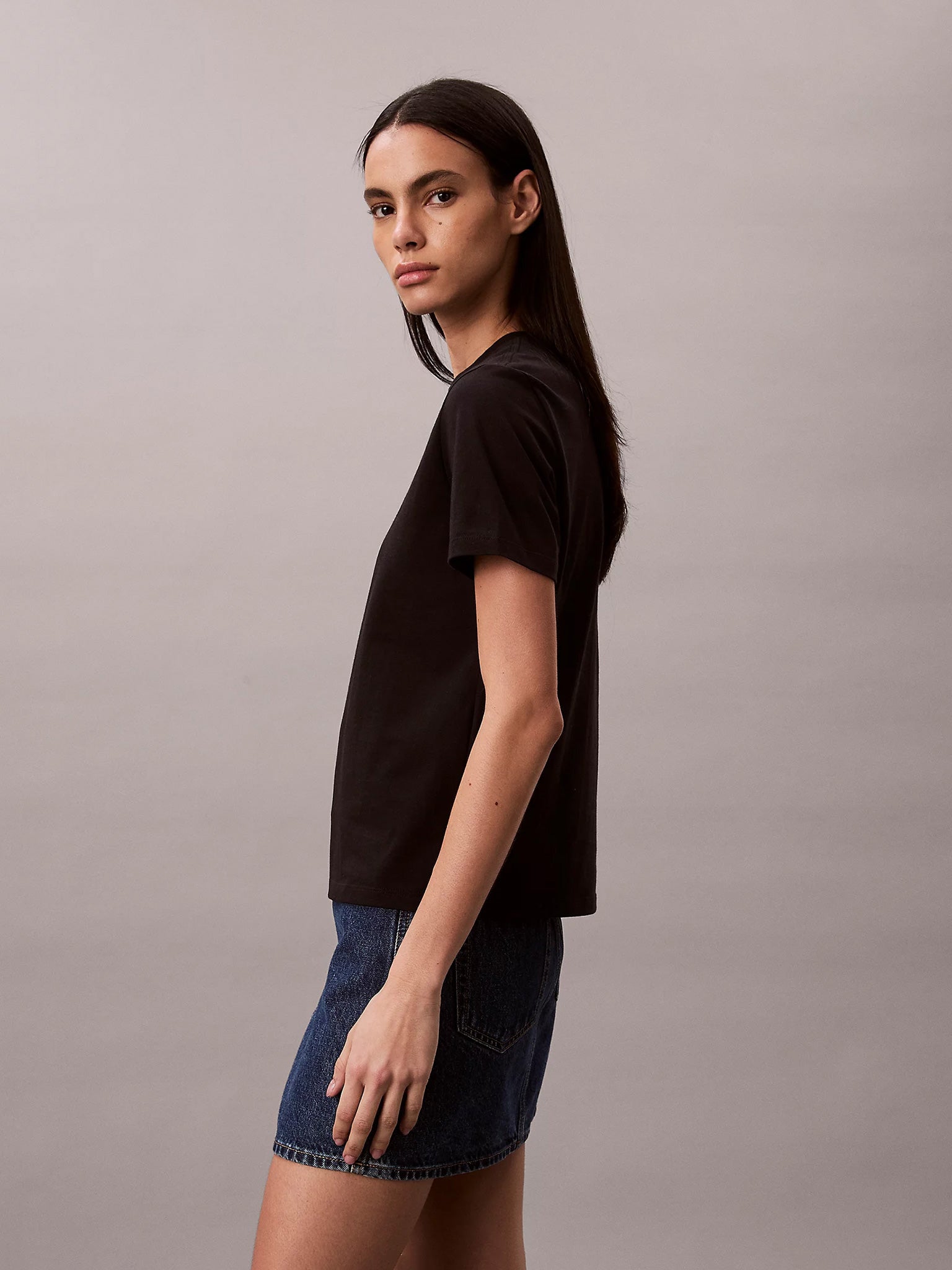 Γυναικείο t-shirt SS CLASSIC CK NYC LOGO TEE LV047F810GUB1 | LV047F810GUB1