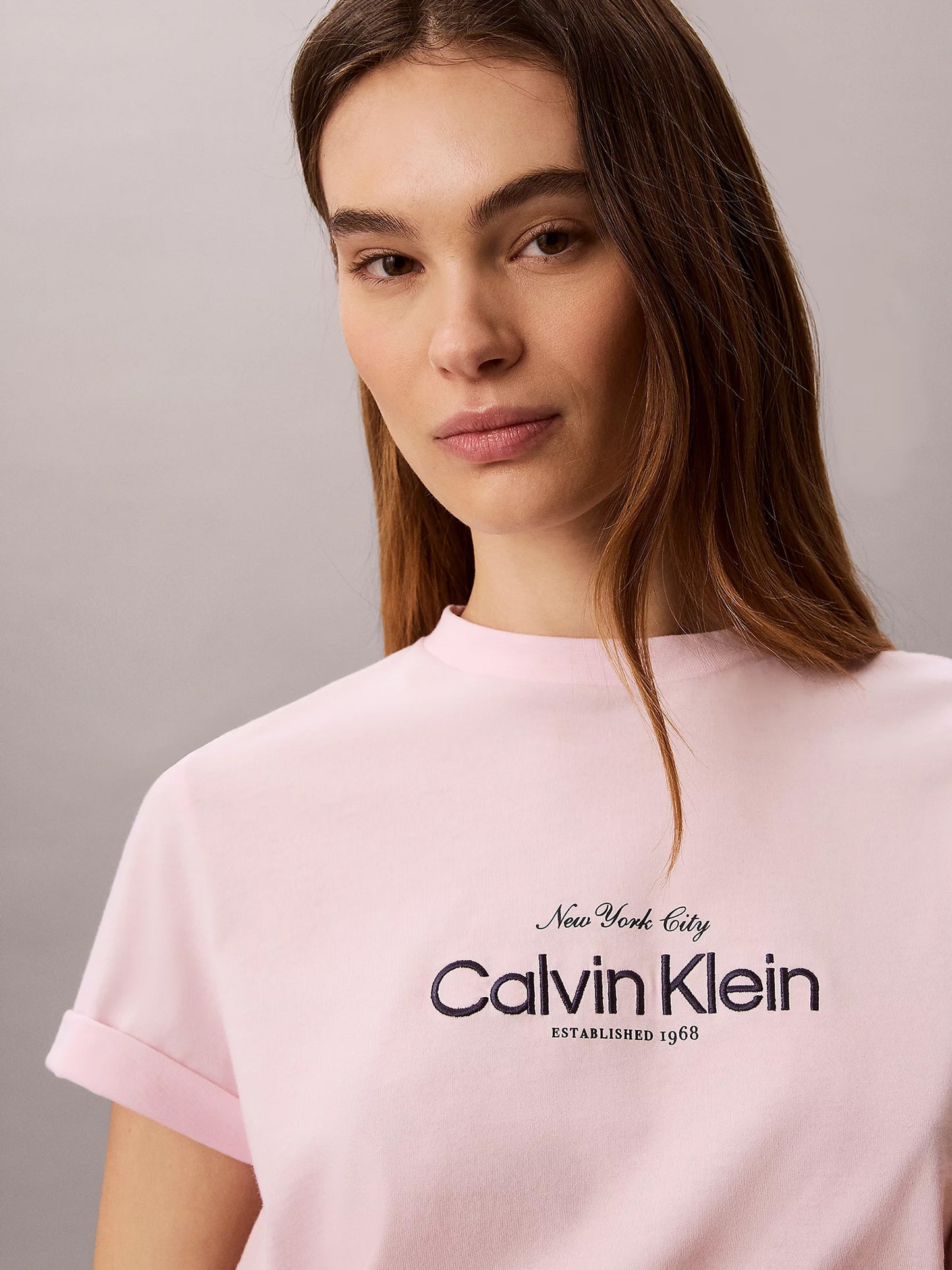 Γυναικείο t-shirt SS CLASSIC CK NYC LOGO TEE LV047F810G8Z6 | LV047F810G8Z6